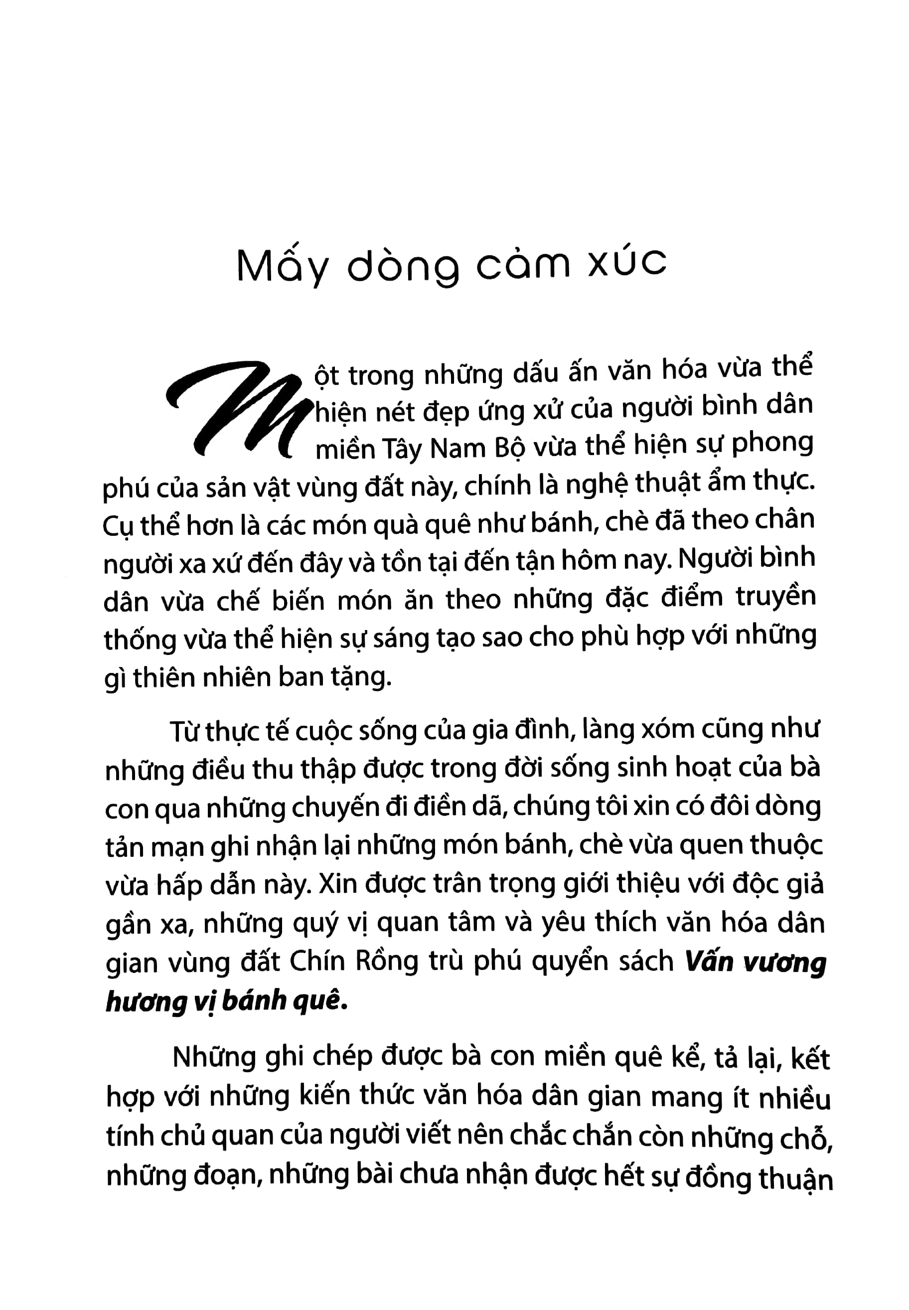 vấn vương hương vị bánh quê