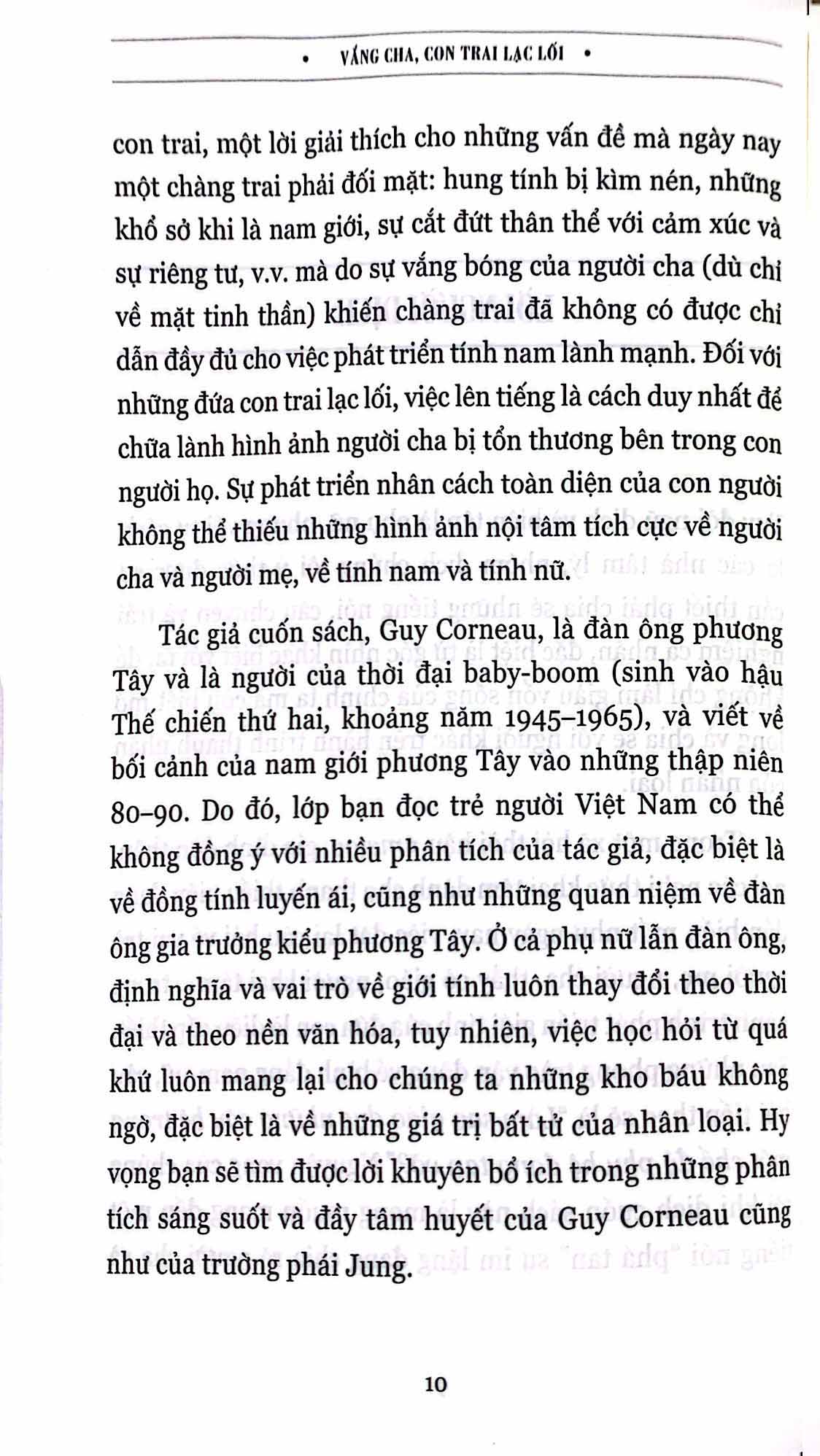 vắng cha, con trai lạc lối