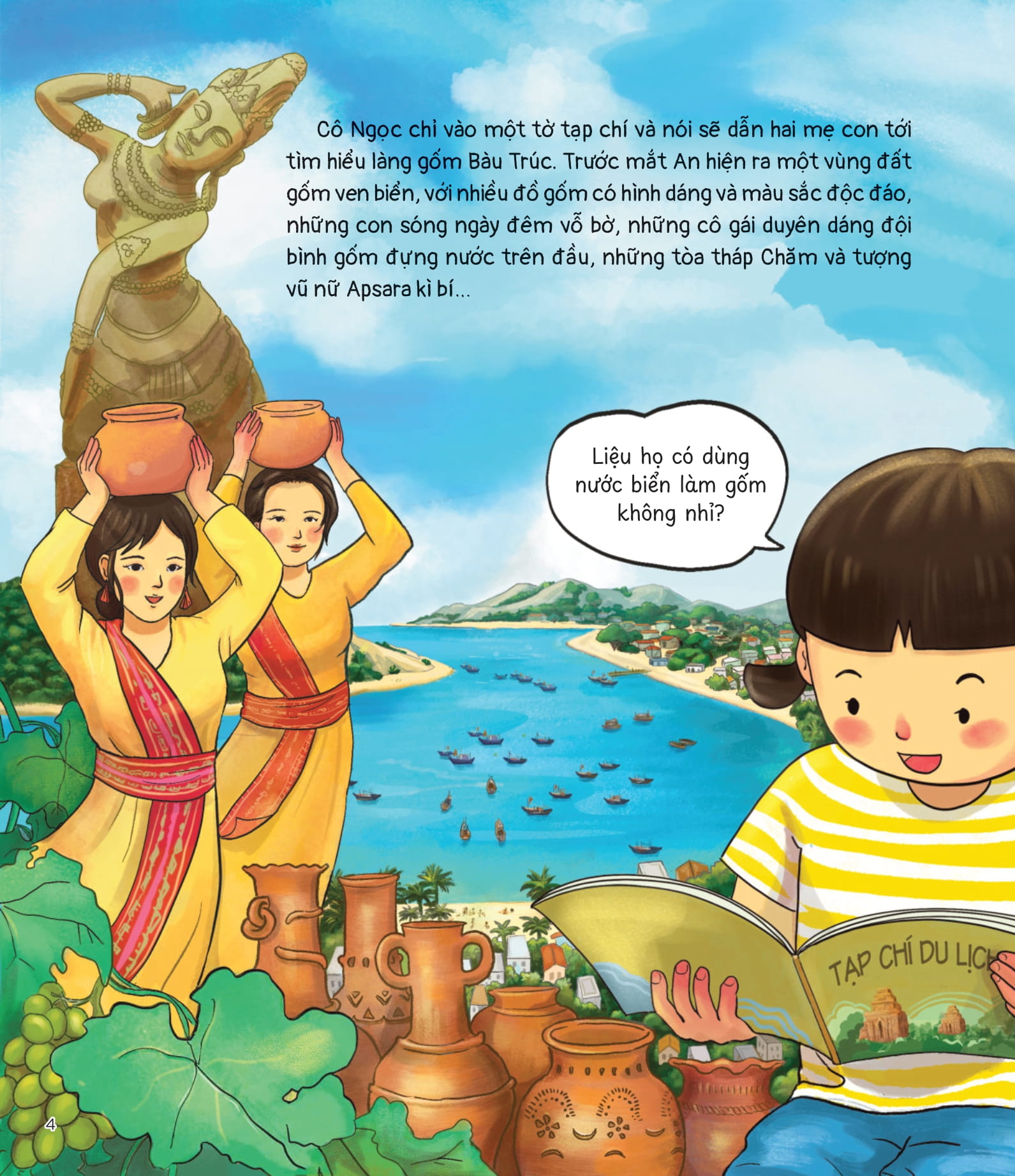 vang danh nghề cổ - làng gốm bàu trúc - đất vàng trên cánh đồng thiêng