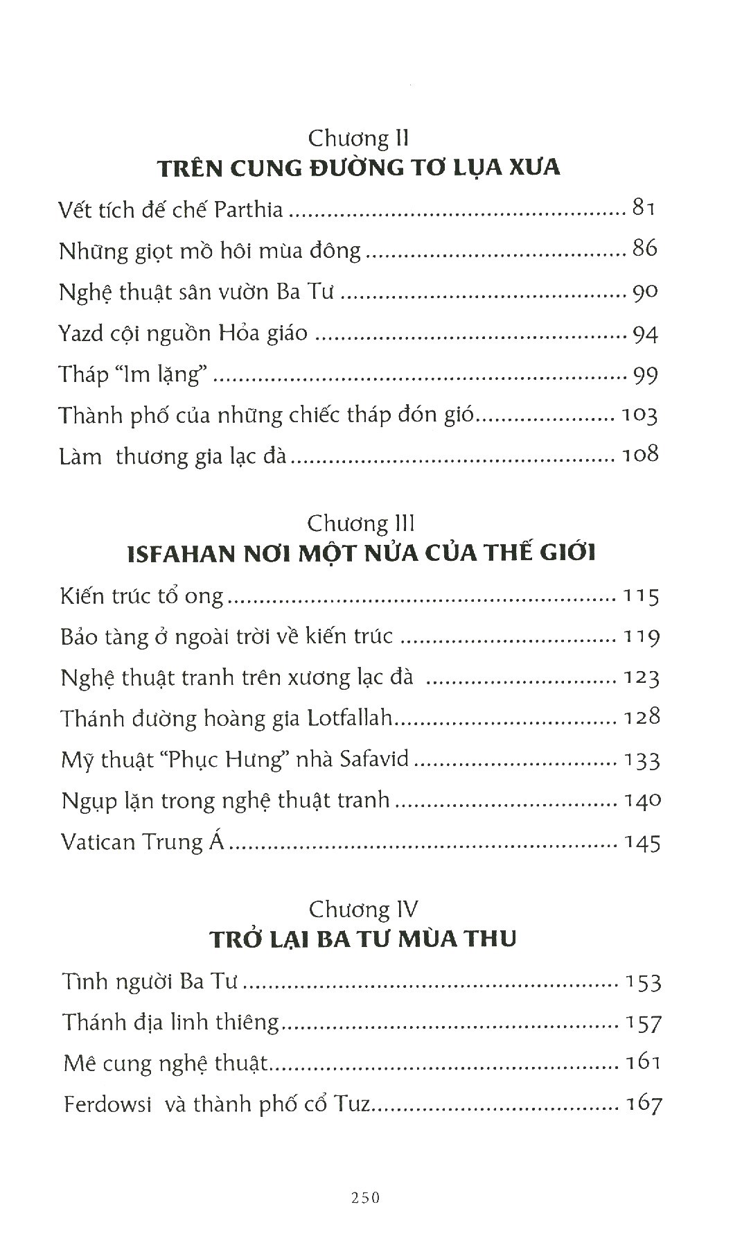vàng son một thuở ba tư (tập du ký)