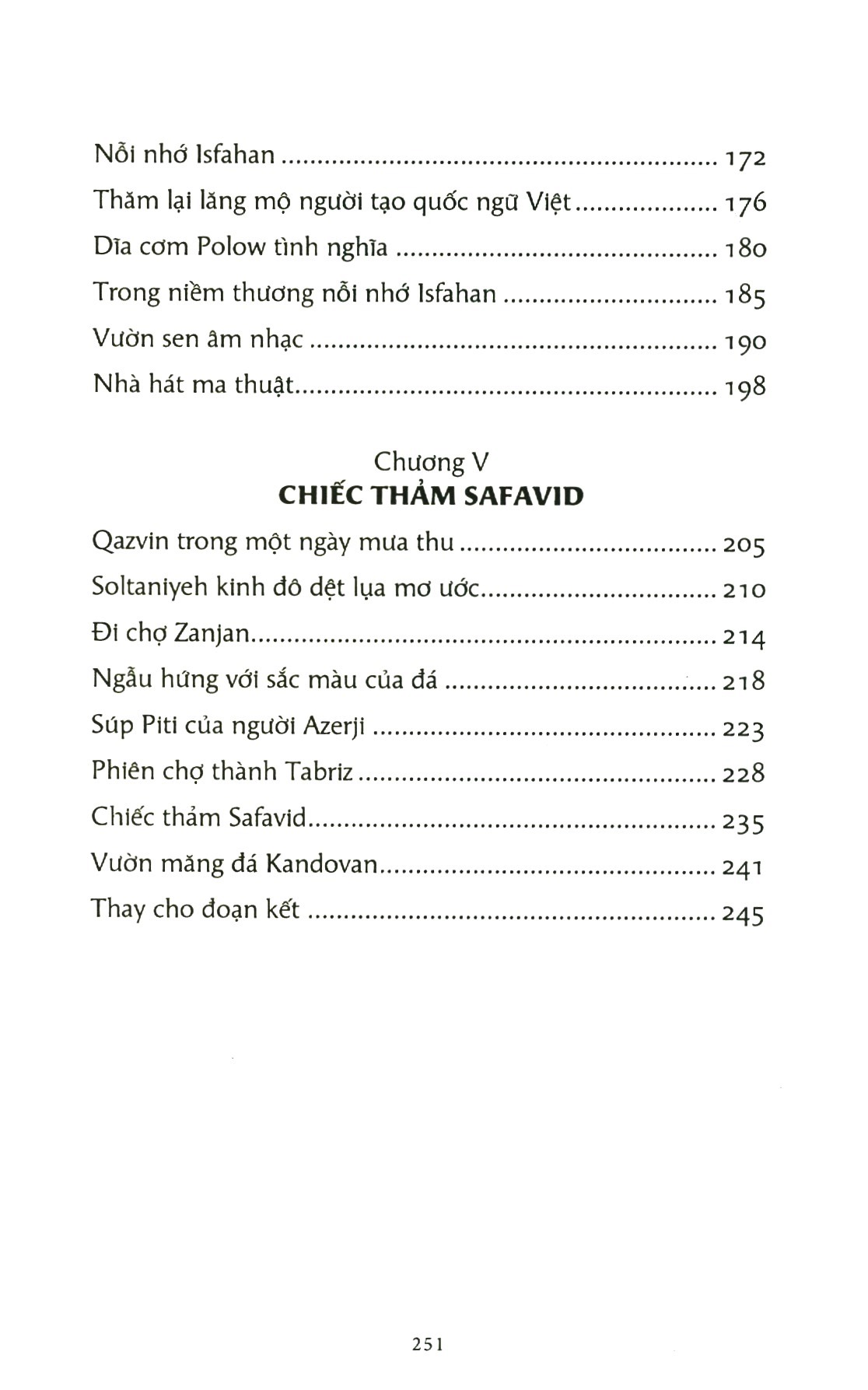 vàng son một thuở ba tư (tập du ký)