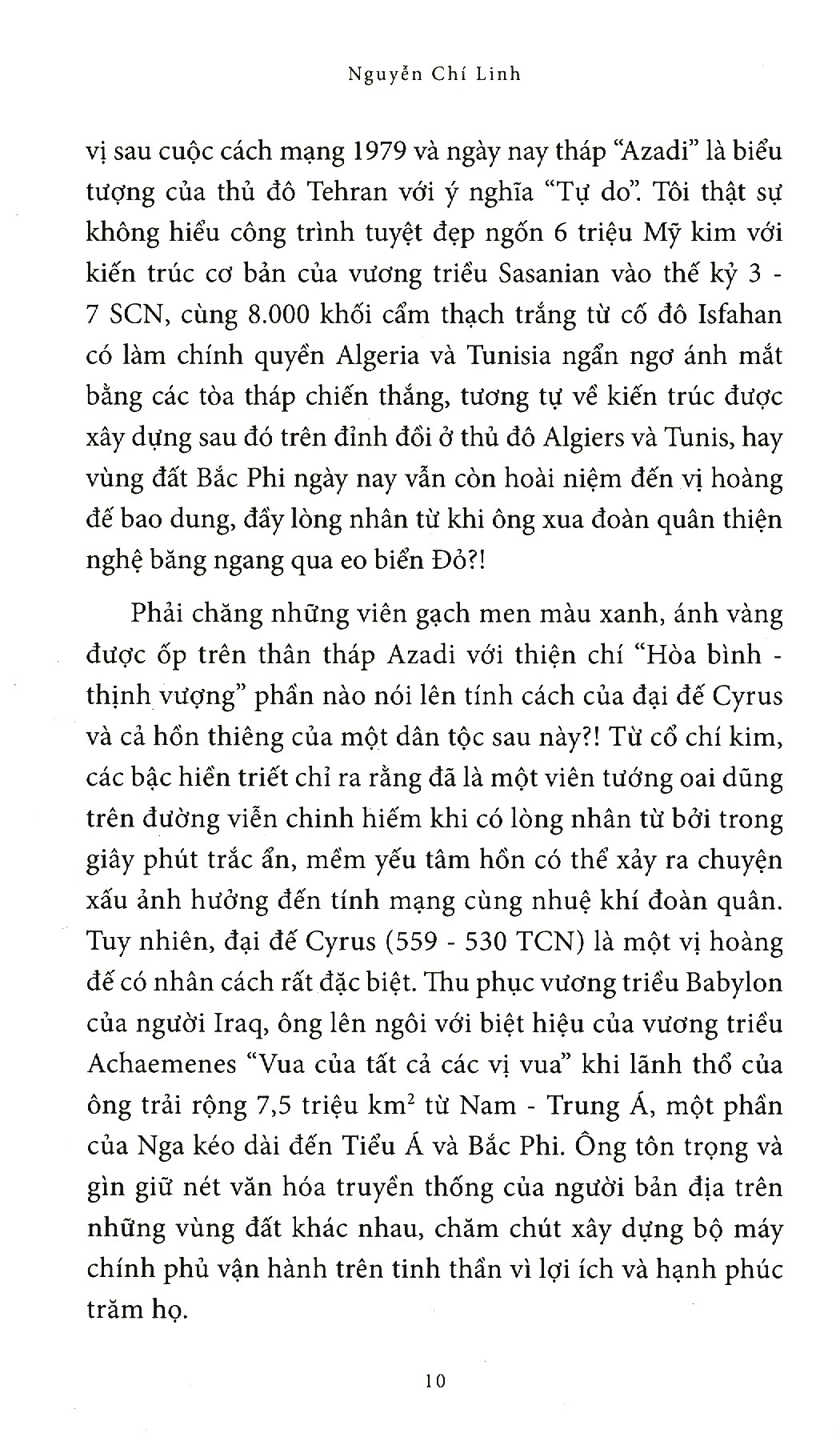 vàng son một thuở ba tư (tập du ký)