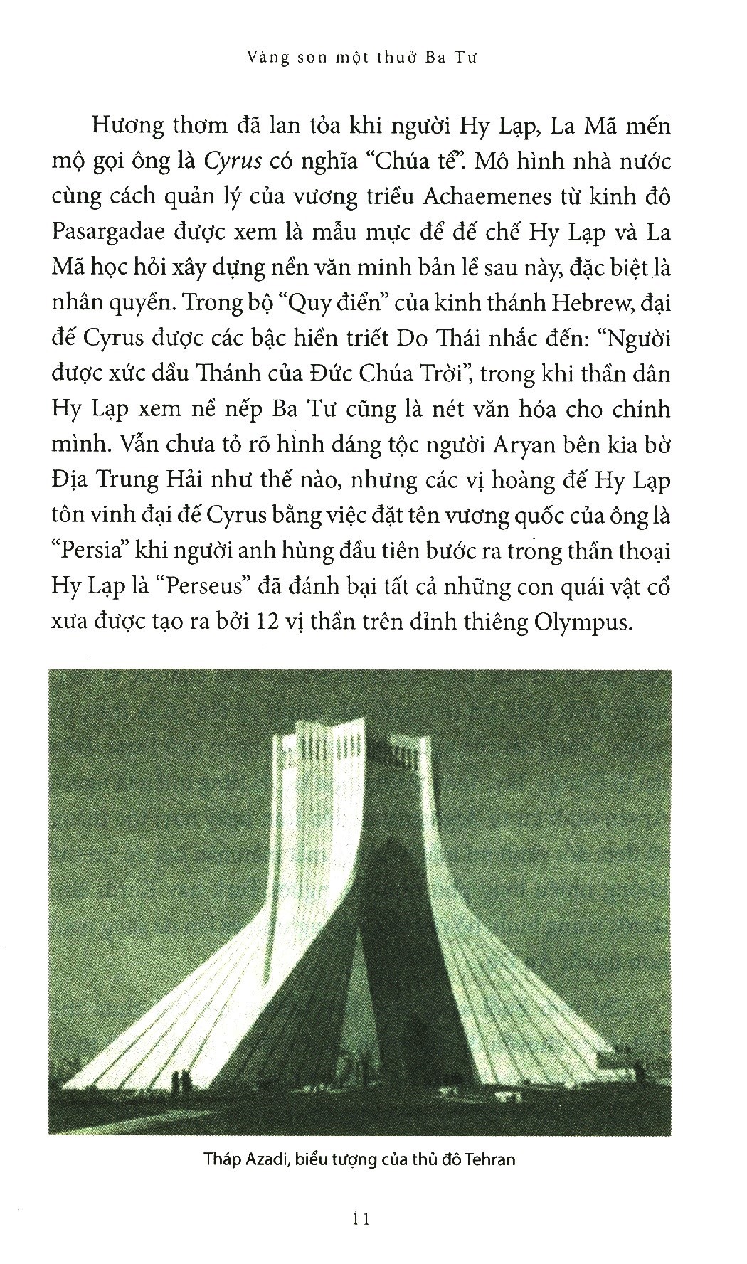 vàng son một thuở ba tư (tập du ký)