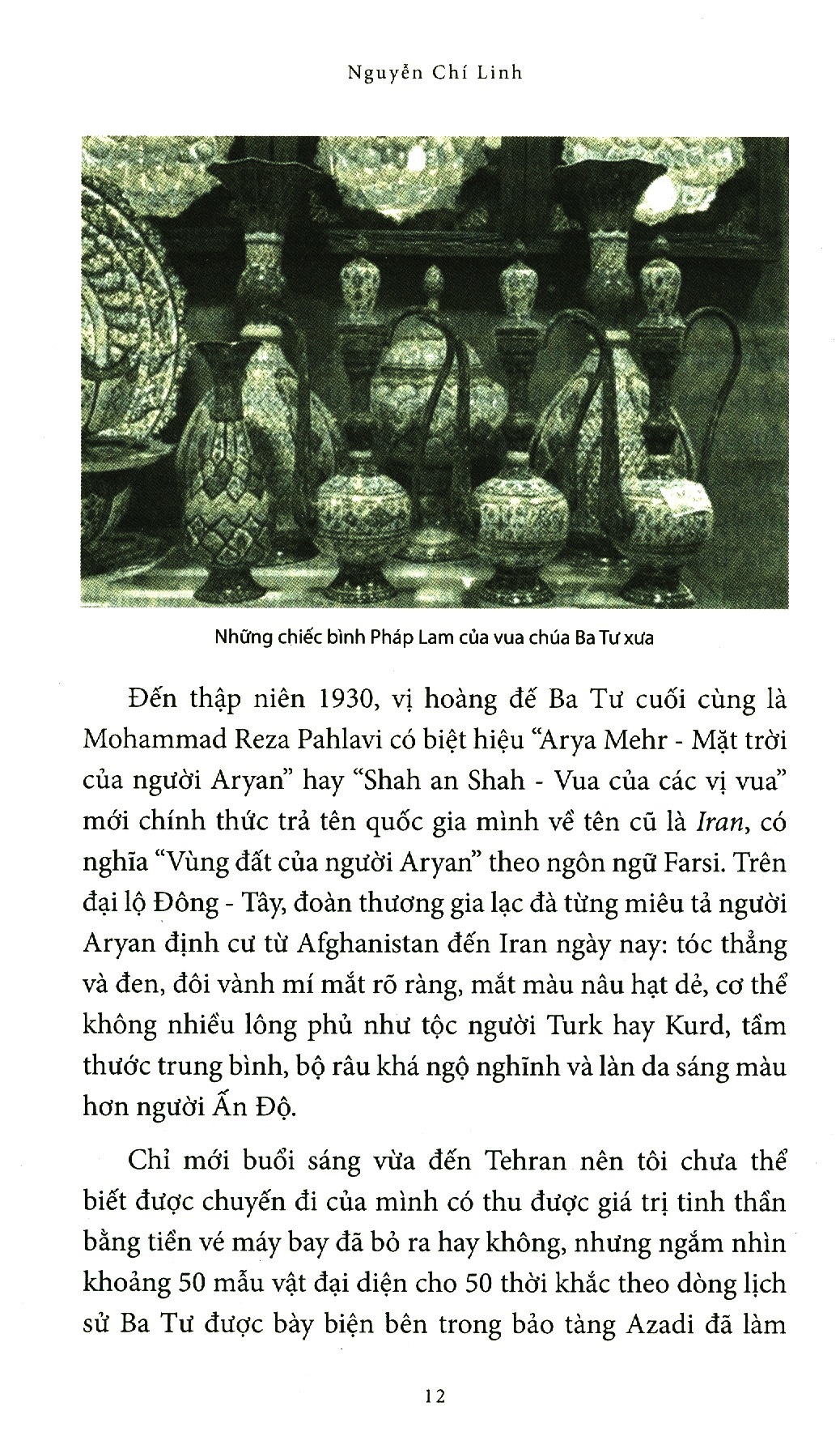 vàng son một thuở ba tư (tập du ký)