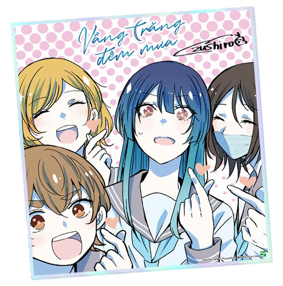 vầng trăng đêm mưa - tập 1 - bản sưu tầm - tặng kèm postcard + shikishi + móc khóa