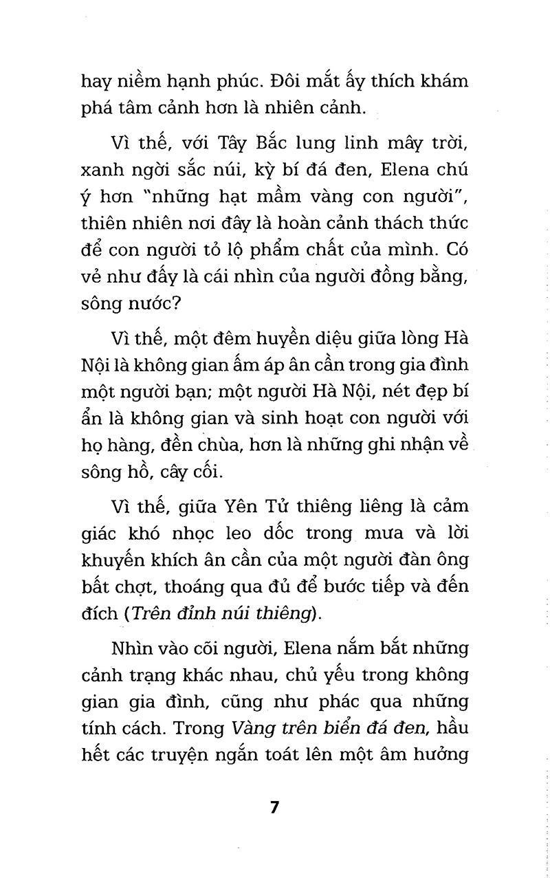 vàng trên biển đá đen