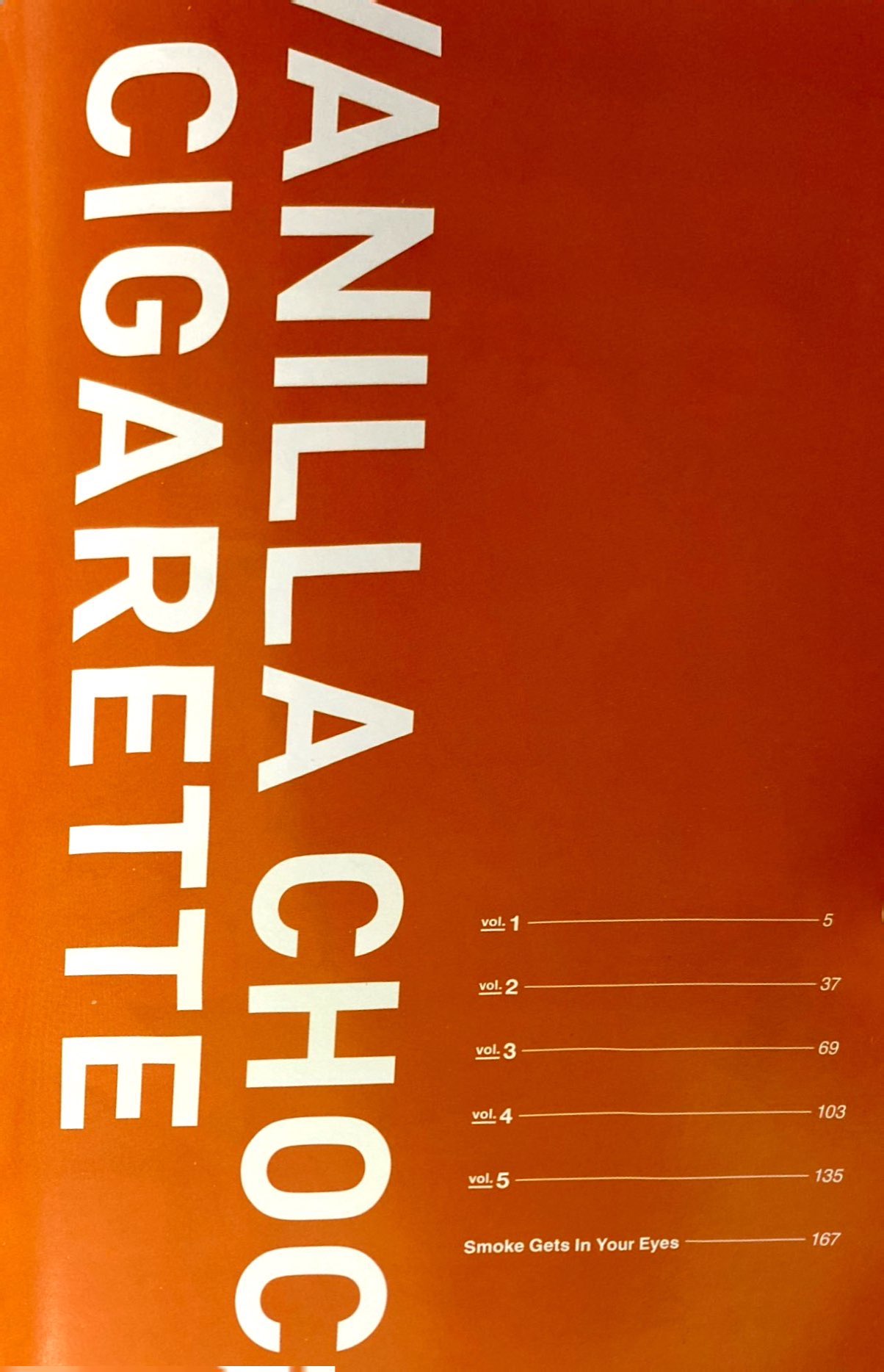 vanilla chocolate cigarrette