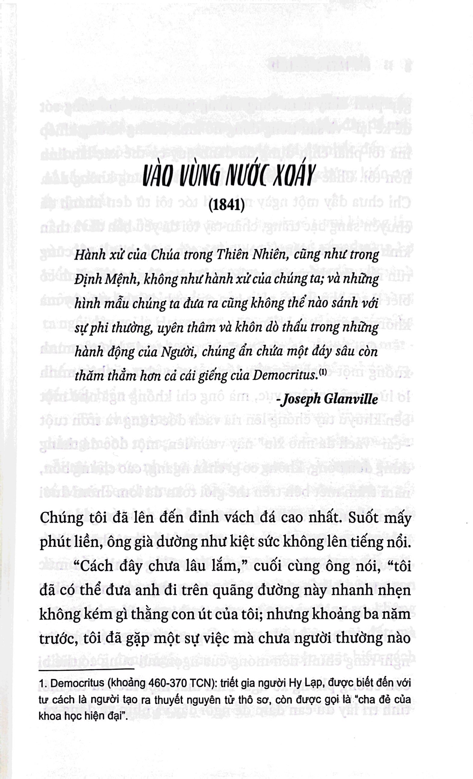 vào vùng nước xoáy