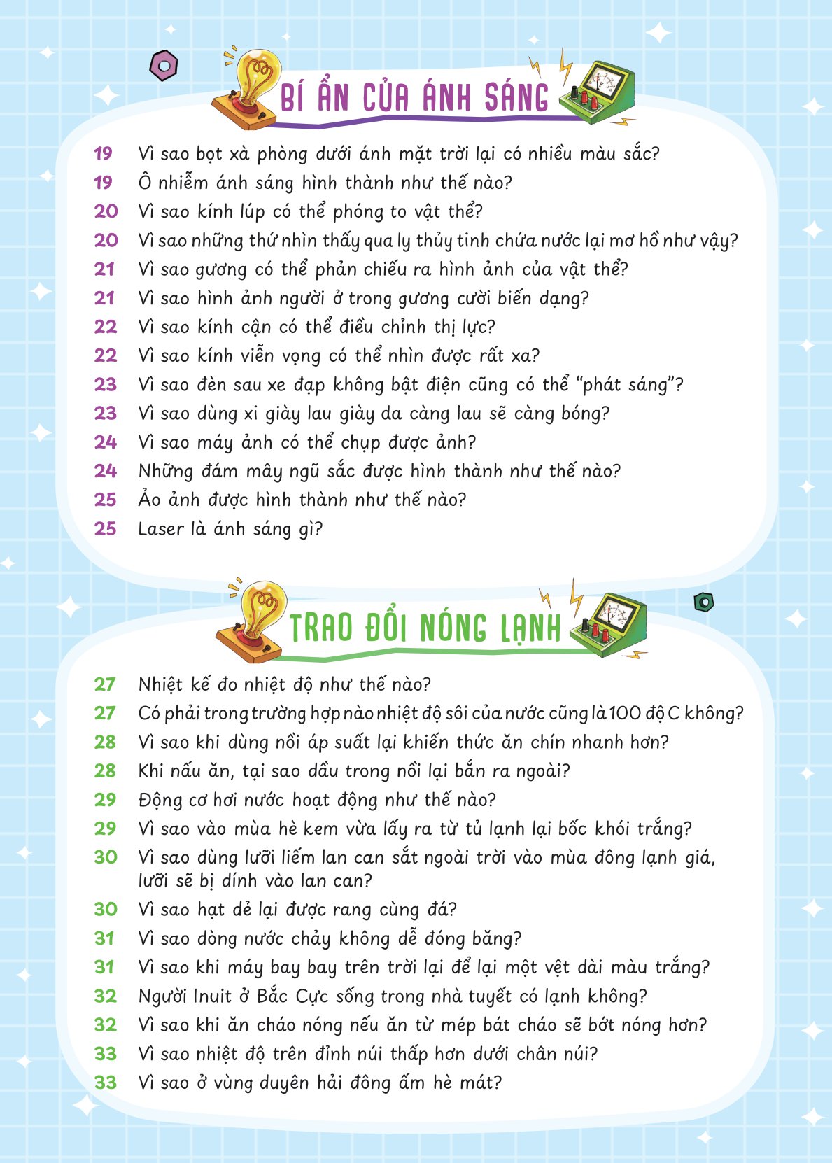 vật lý vui nhộn - những câu hỏi vì sao về vật lý