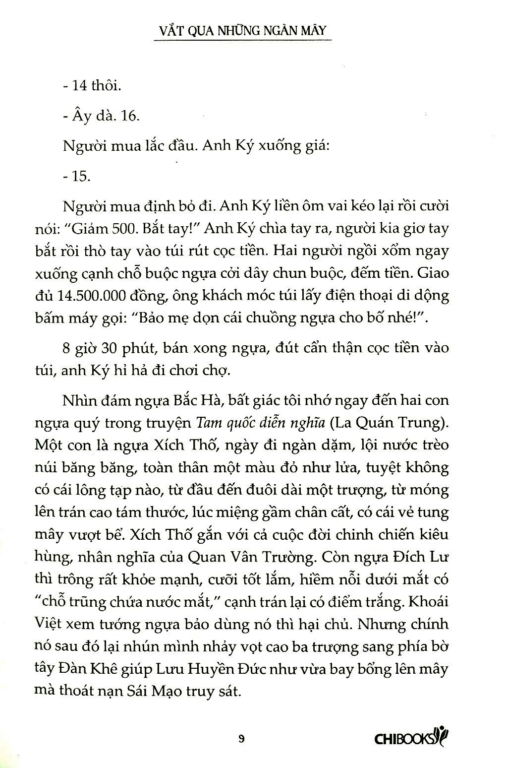 vắt qua những ngàn mây