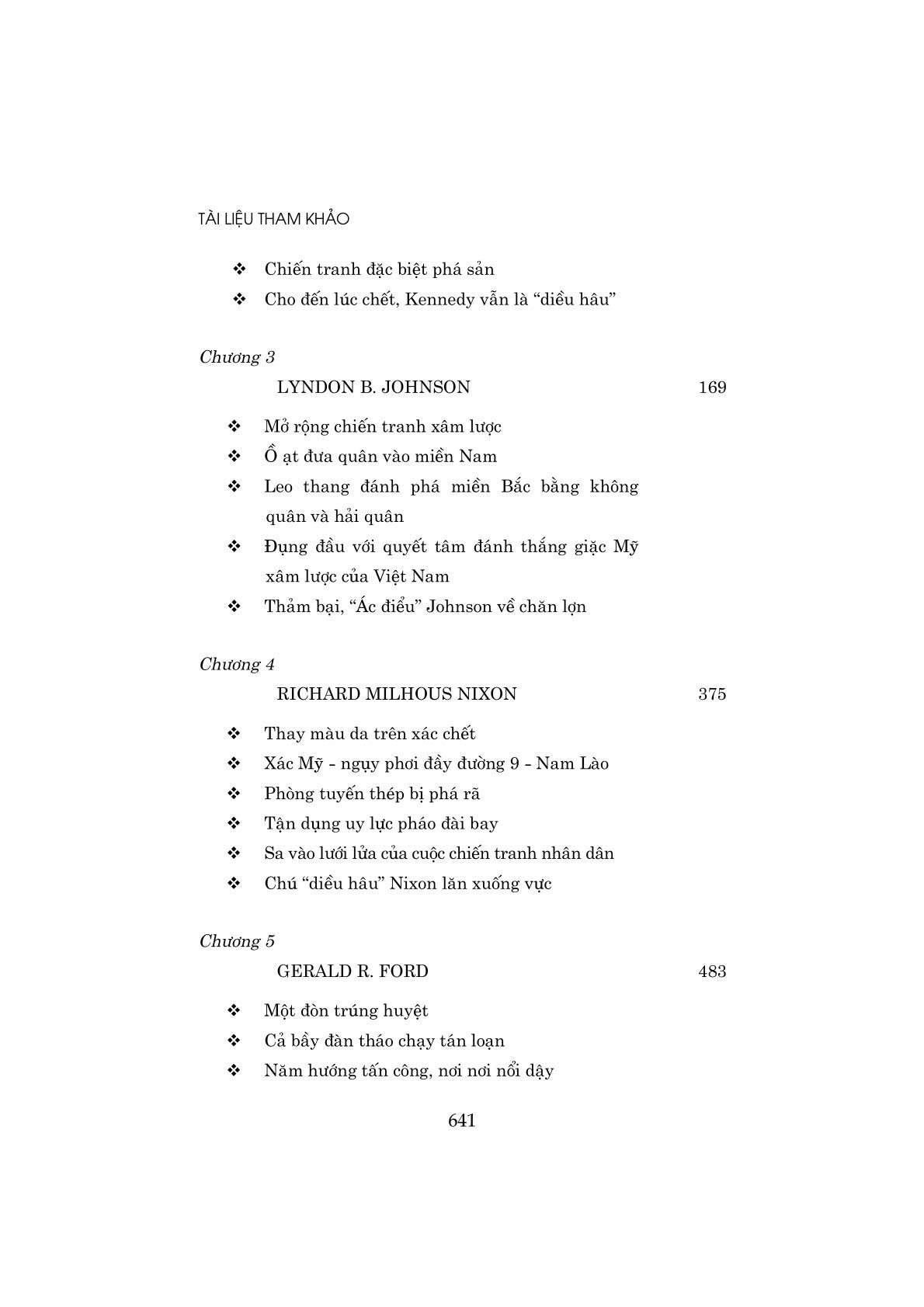 Ve Cac Tong Thong My Trong Cuoc Chien Tranh Xam Luoc Viet Nam