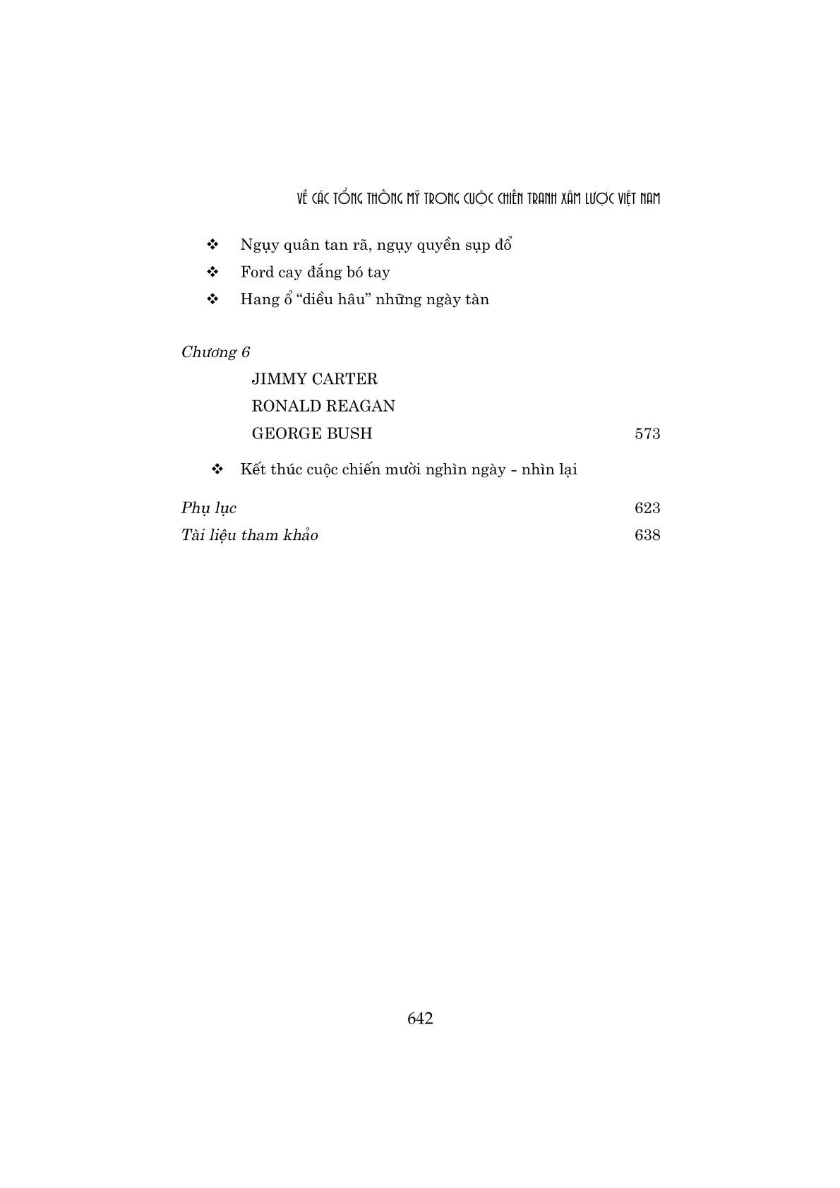 Ve Cac Tong Thong My Trong Cuoc Chien Tranh Xam Luoc Viet Nam