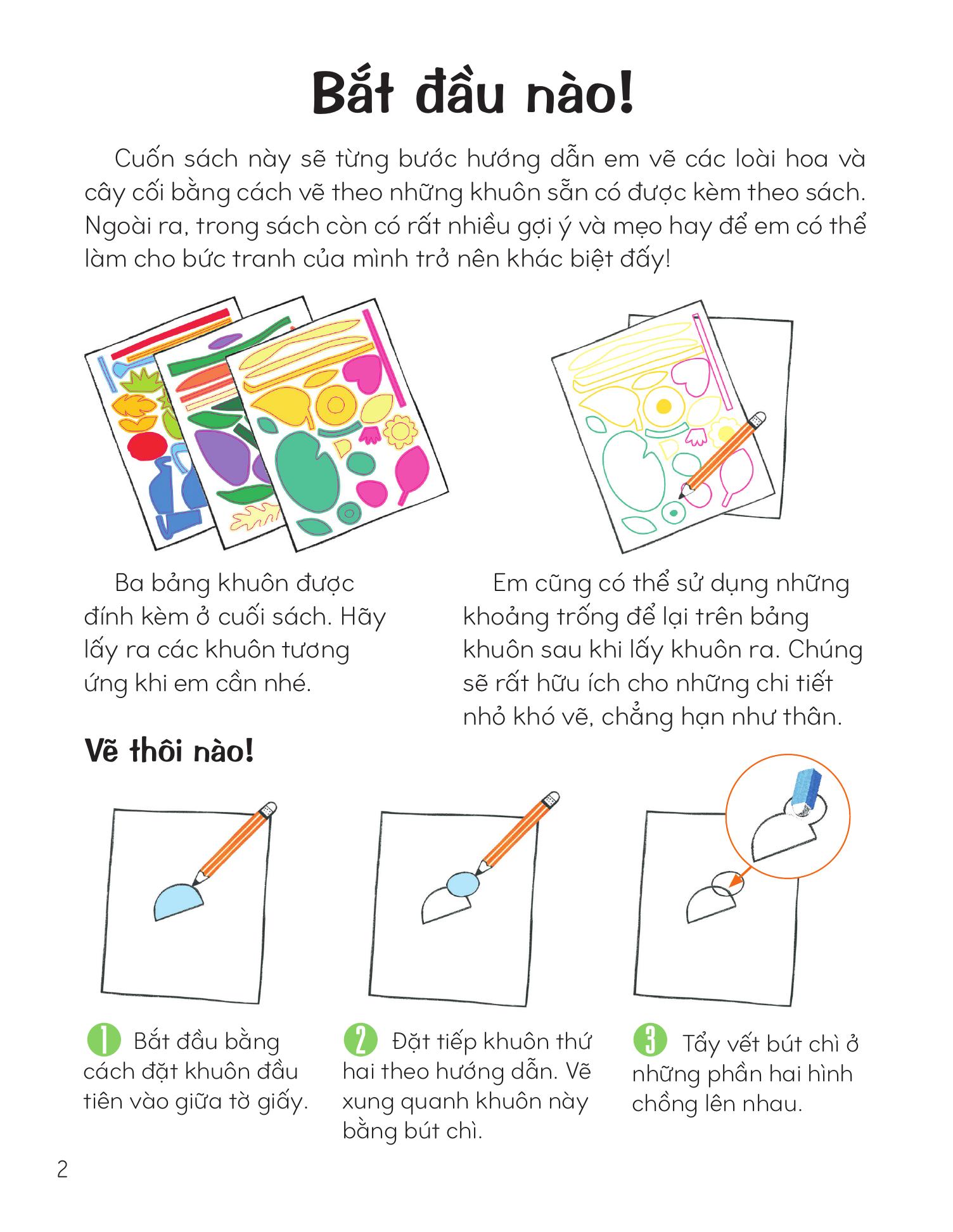 Ve Cay Va Hoa Bang Khuon Hinh Sang Tao