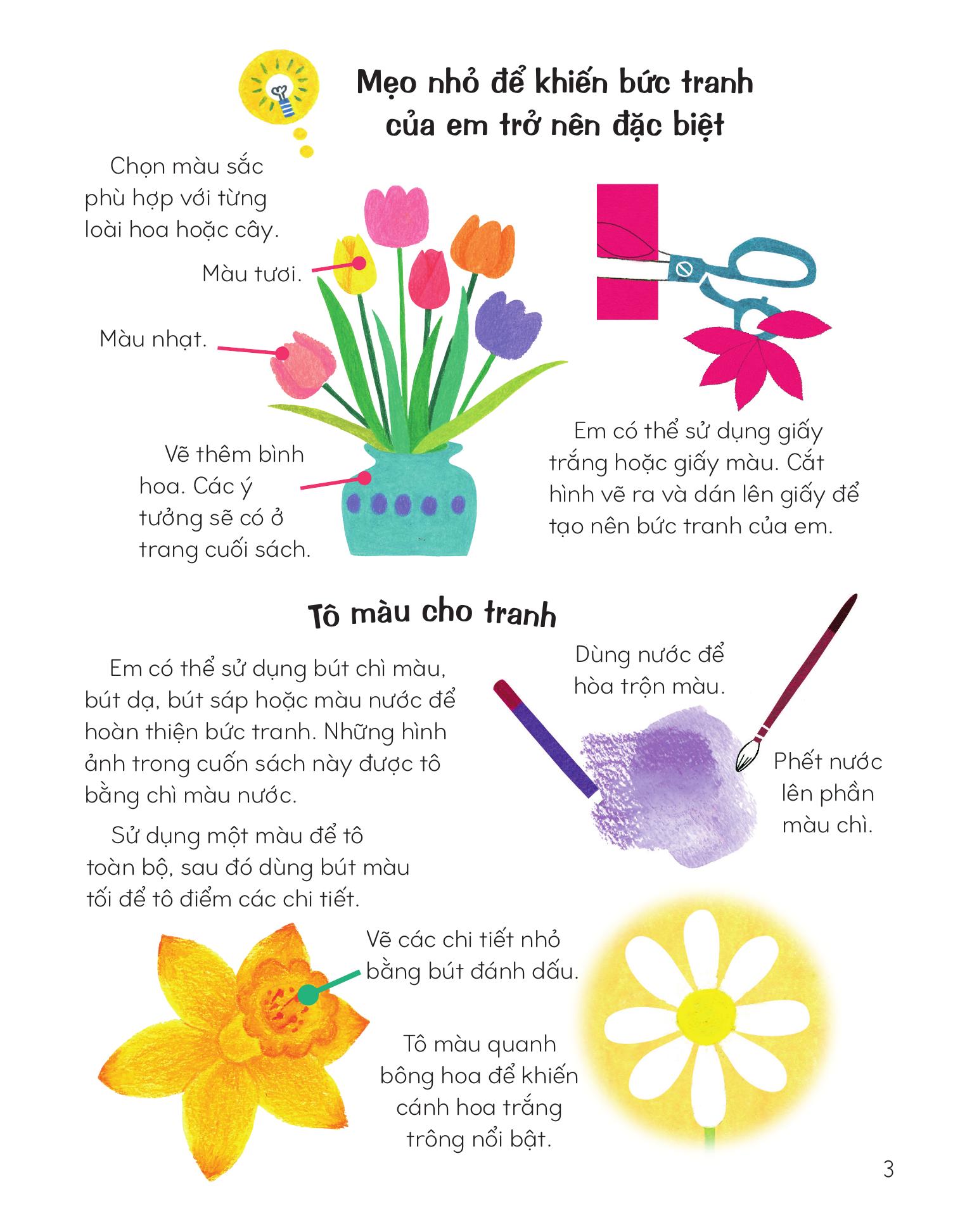 Ve Cay Va Hoa Bang Khuon Hinh Sang Tao