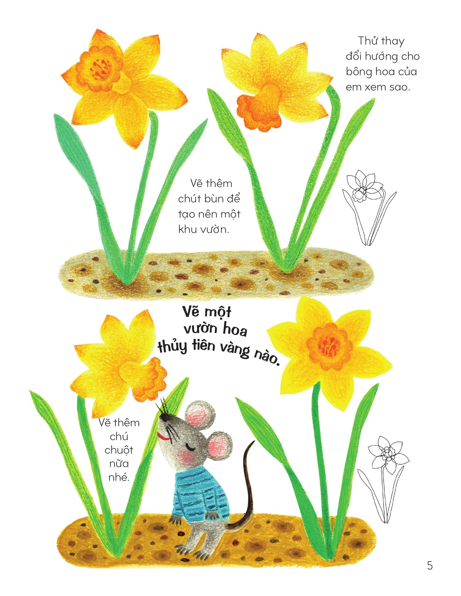 Ve Cay Va Hoa Bang Khuon Hinh Sang Tao