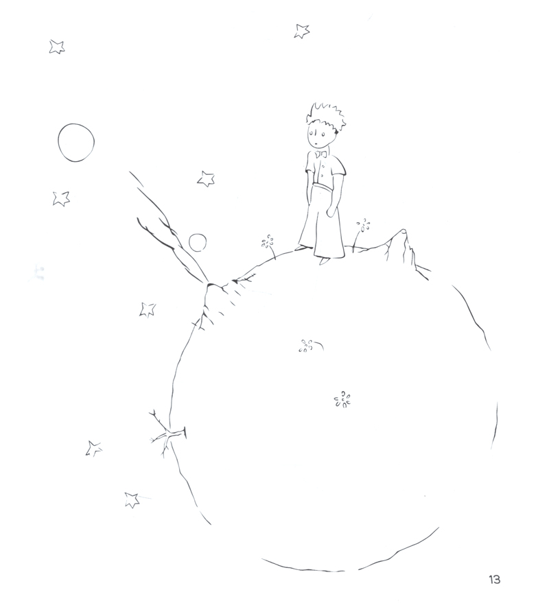 vẽ cho em một con cừu - sách tô màu hoàng tử bé