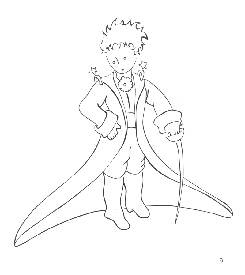 vẽ cho em một con cừu - sách tô màu hoàng tử bé