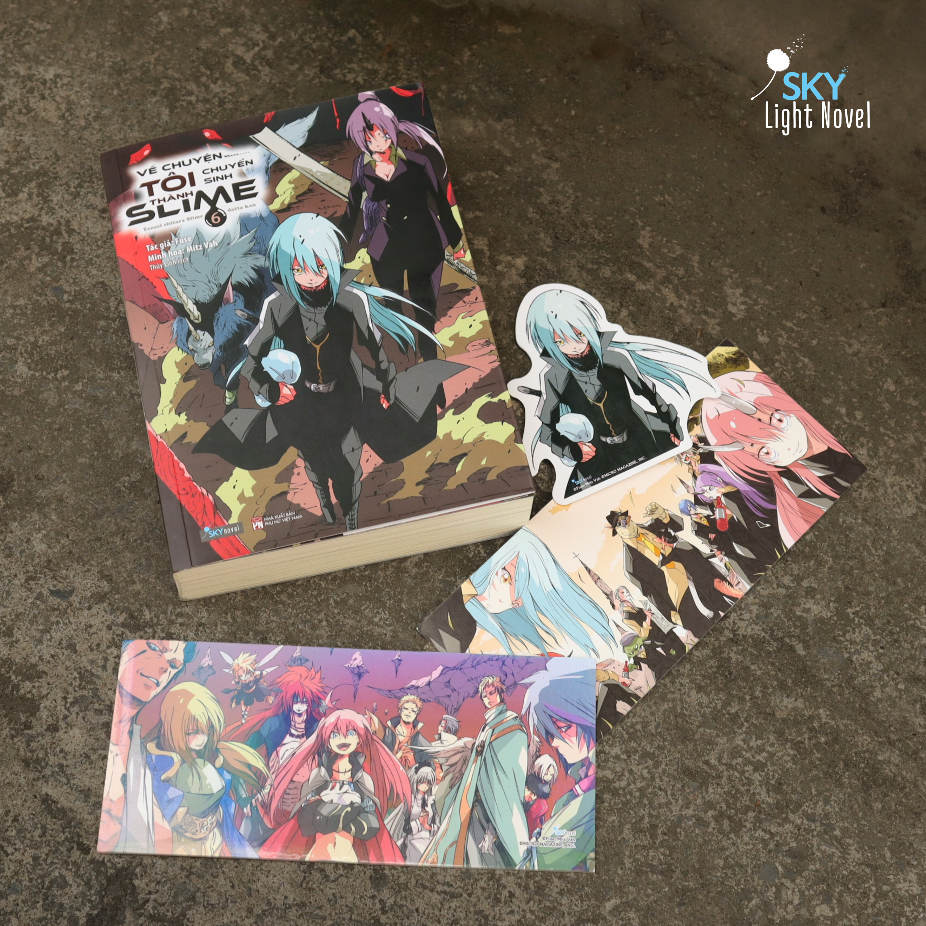 về chuyện tôi chuyển sinh thành slime - tập 6 - bản đặc biệt - tặng kèm bookmark + postcard + card hologram