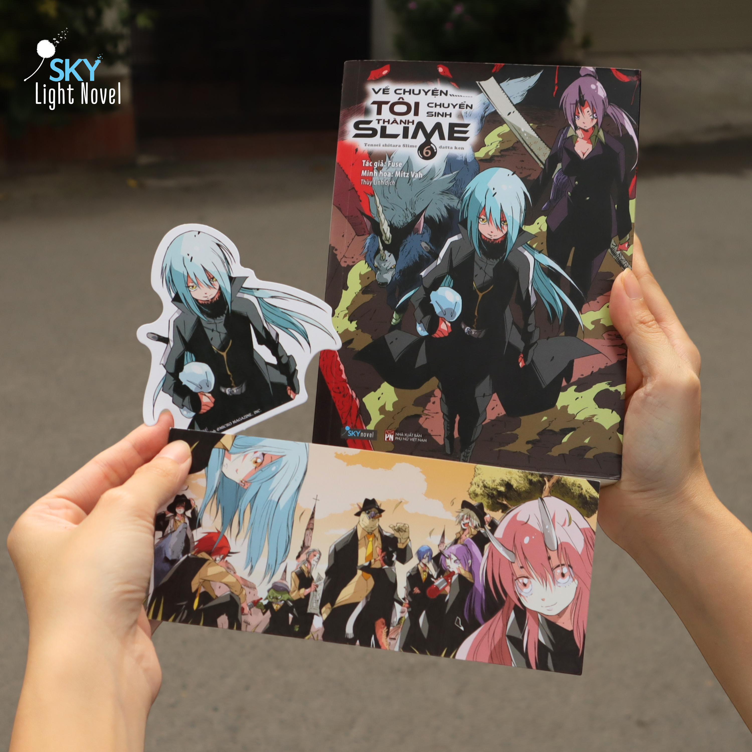 về chuyện tôi chuyển sinh thành slime - tập 6 - bản đặc biệt - tặng kèm bookmark + postcard + card hologram