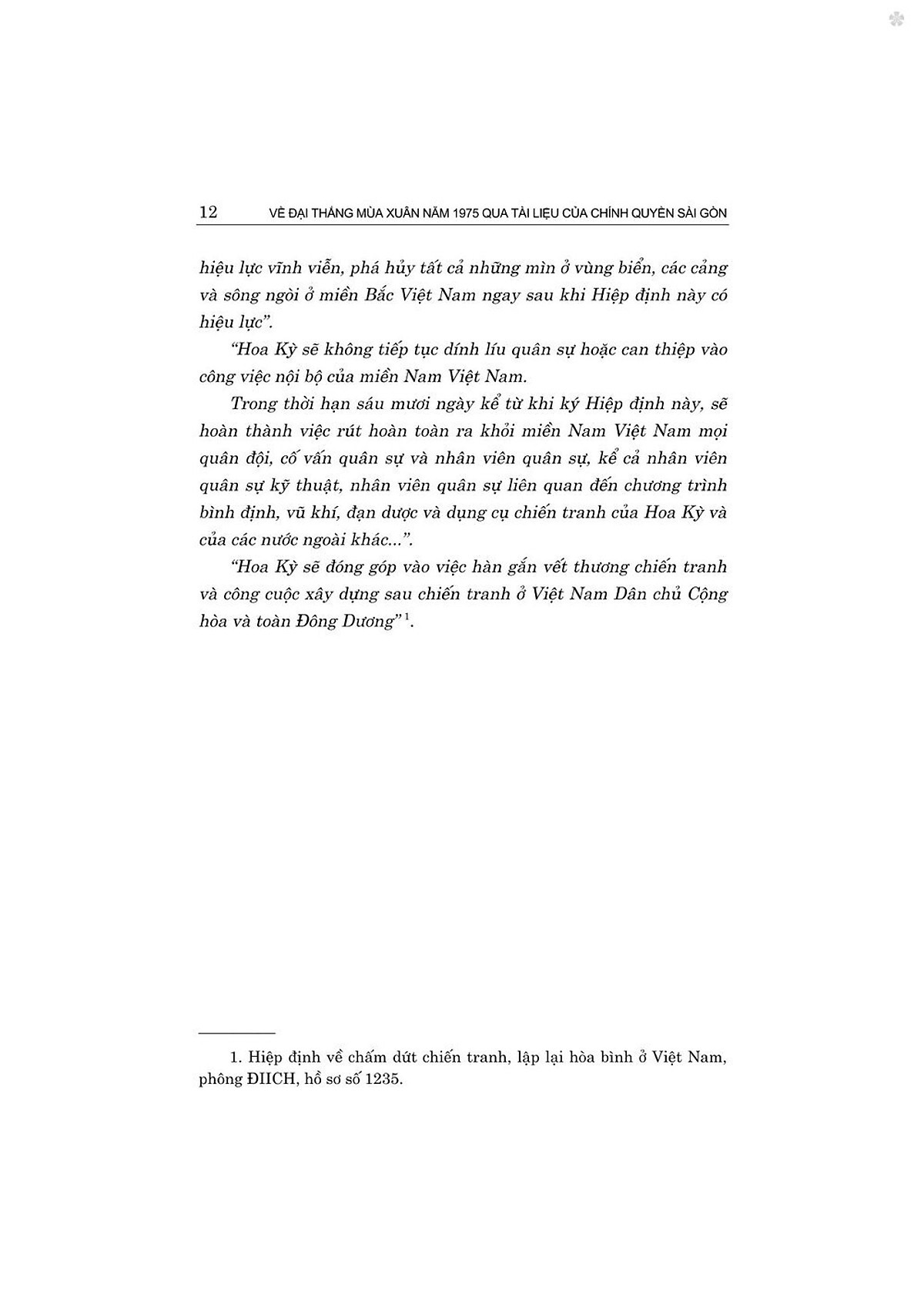 về đại thắng mùa xuân năm 1975 qua tài liệu của chính quyền sài gòn