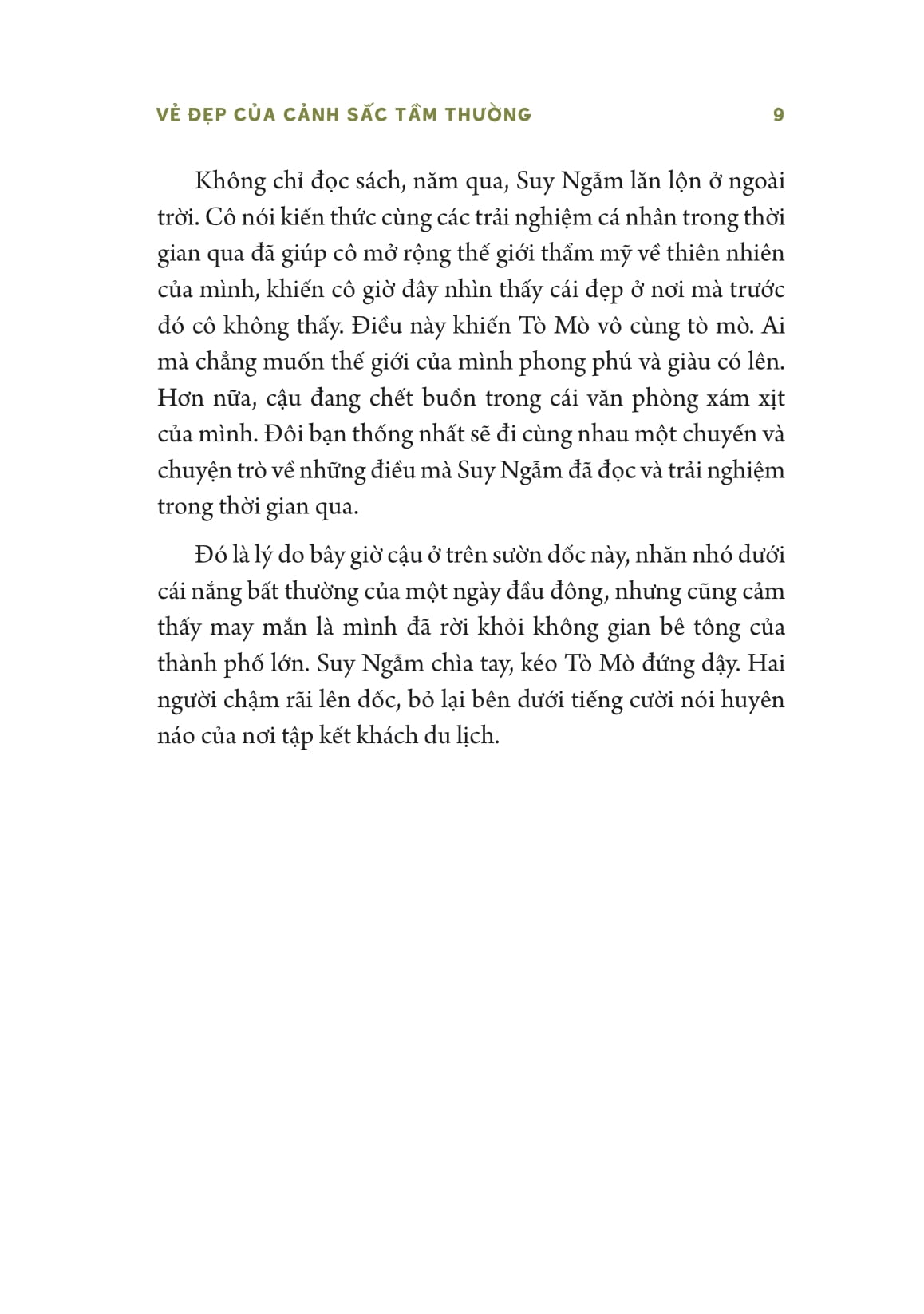 vẻ đẹp của cảnh sắc tầm thường - hay vì sao chúng ta cần thay đổi cách thưởng thức thiên nhiên?