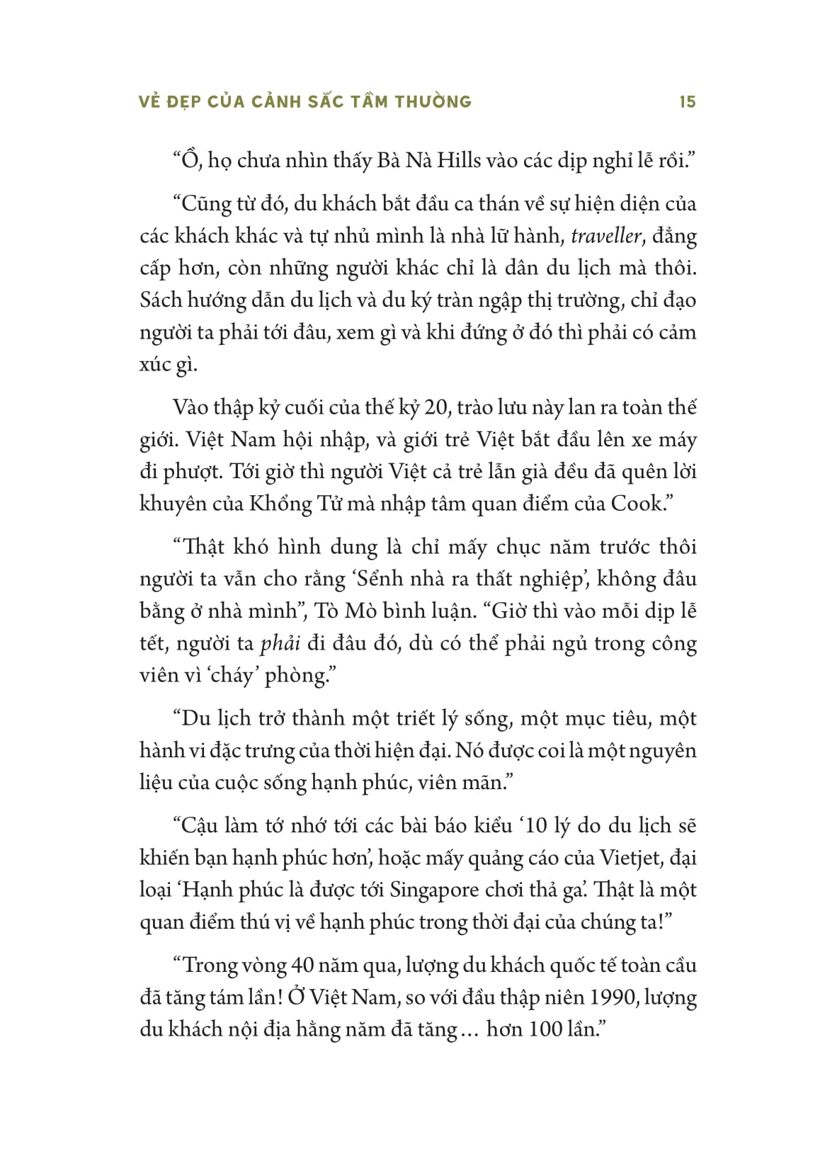 vẻ đẹp của cảnh sắc tầm thường - hay vì sao chúng ta cần thay đổi cách thưởng thức thiên nhiên?