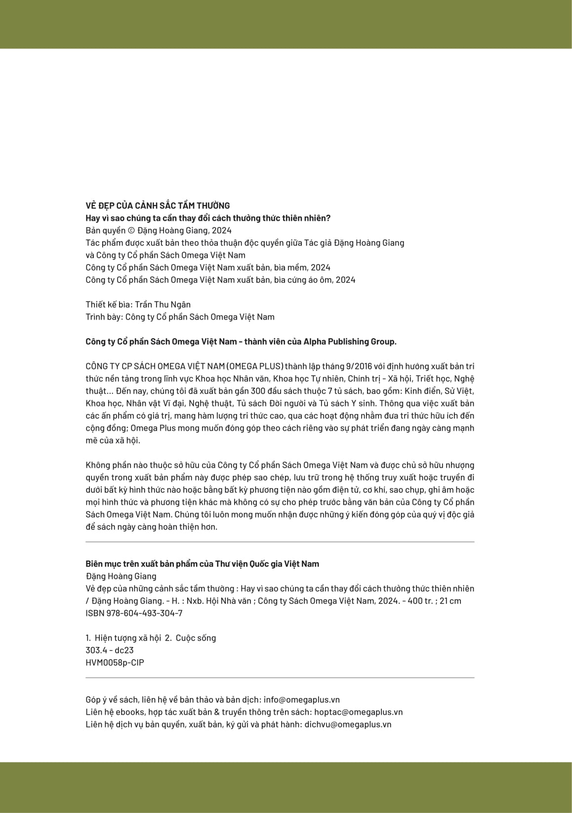 vẻ đẹp của cảnh sắc tầm thường - hay vì sao chúng ta cần thay đổi cách thưởng thức thiên nhiên? - bìa cứng