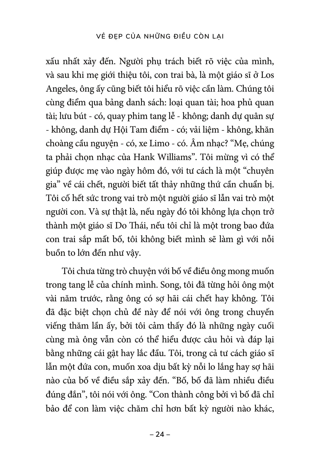 vẻ đẹp của những điều còn lại