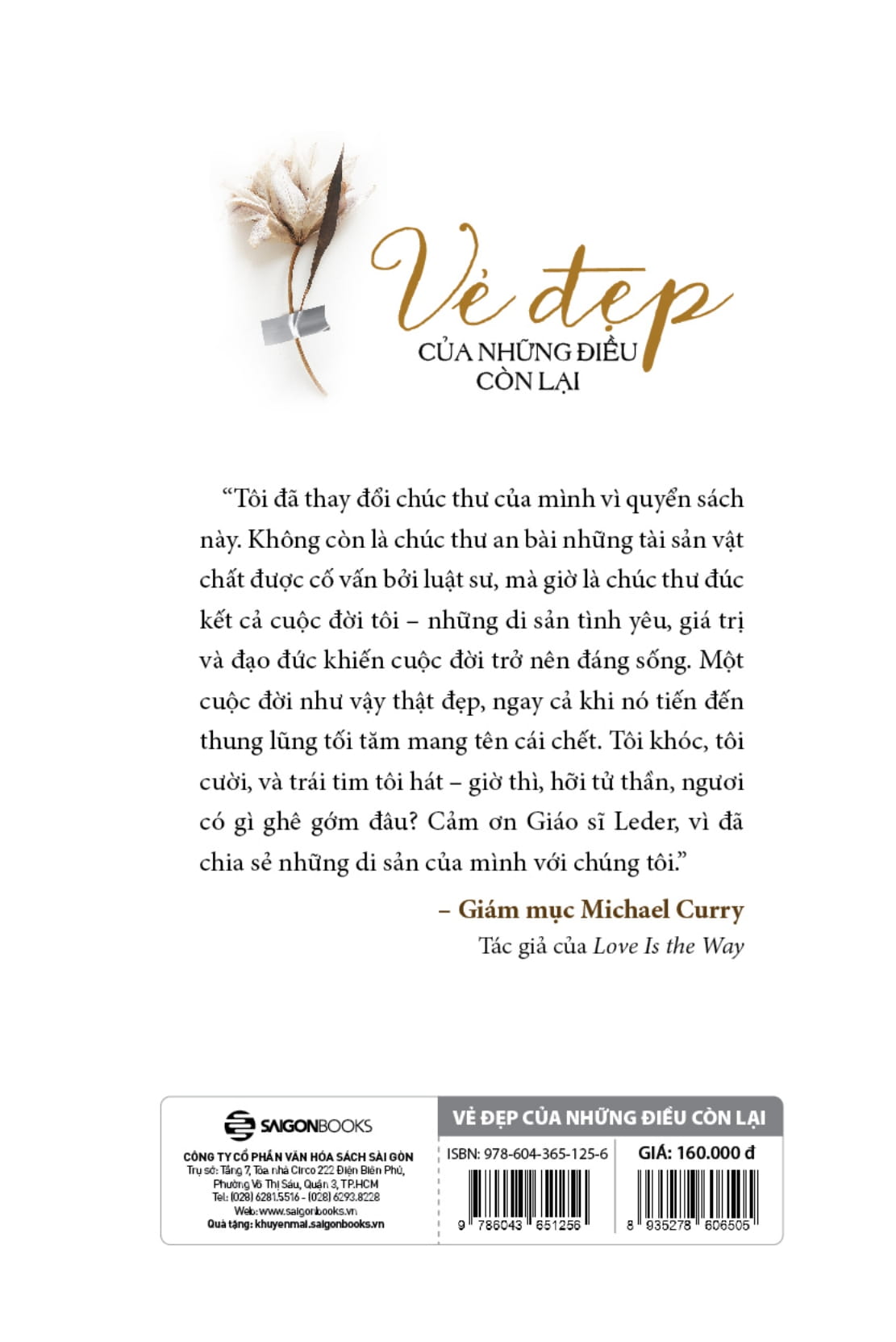 vẻ đẹp của những điều còn lại