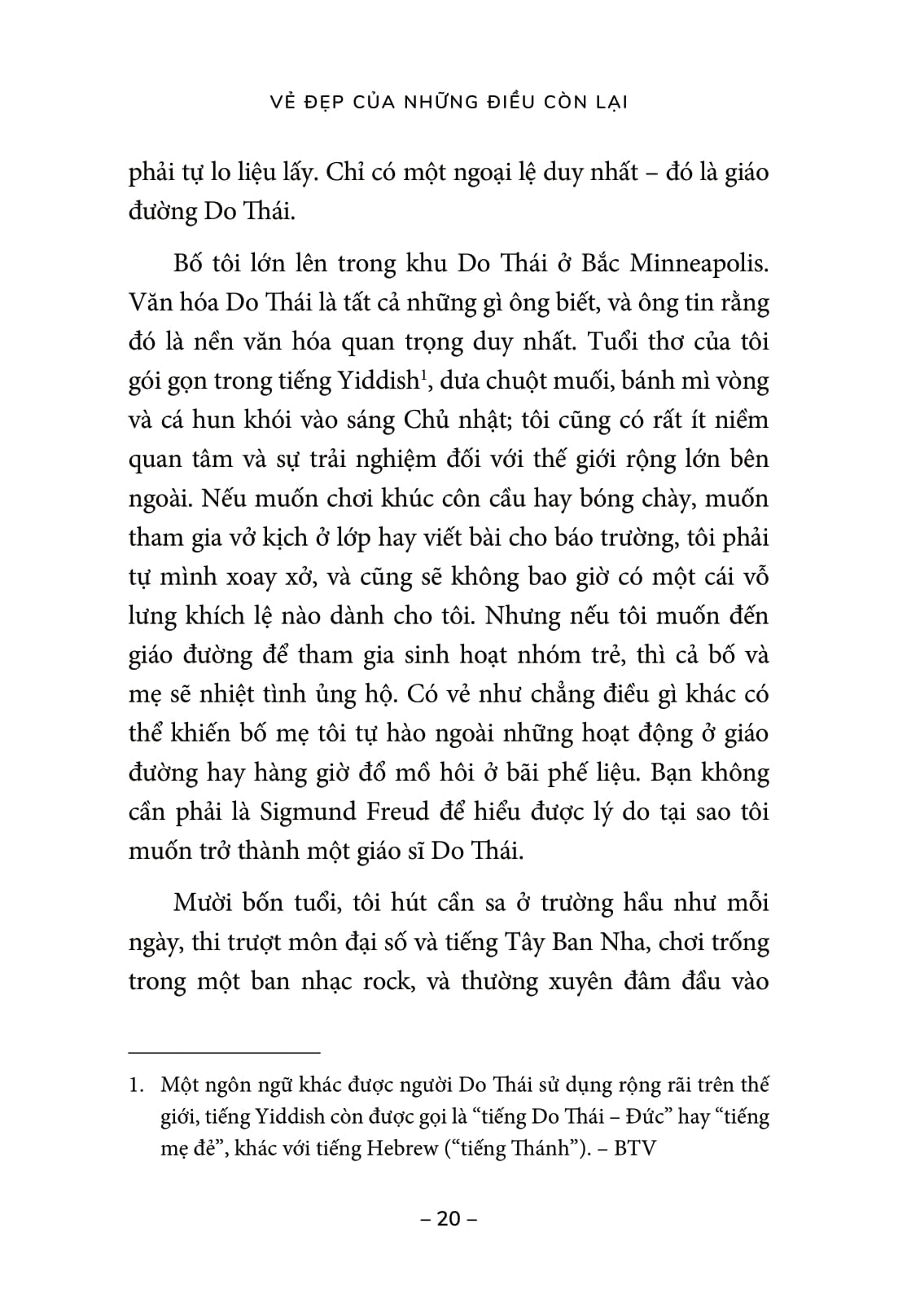 vẻ đẹp của những điều còn lại
