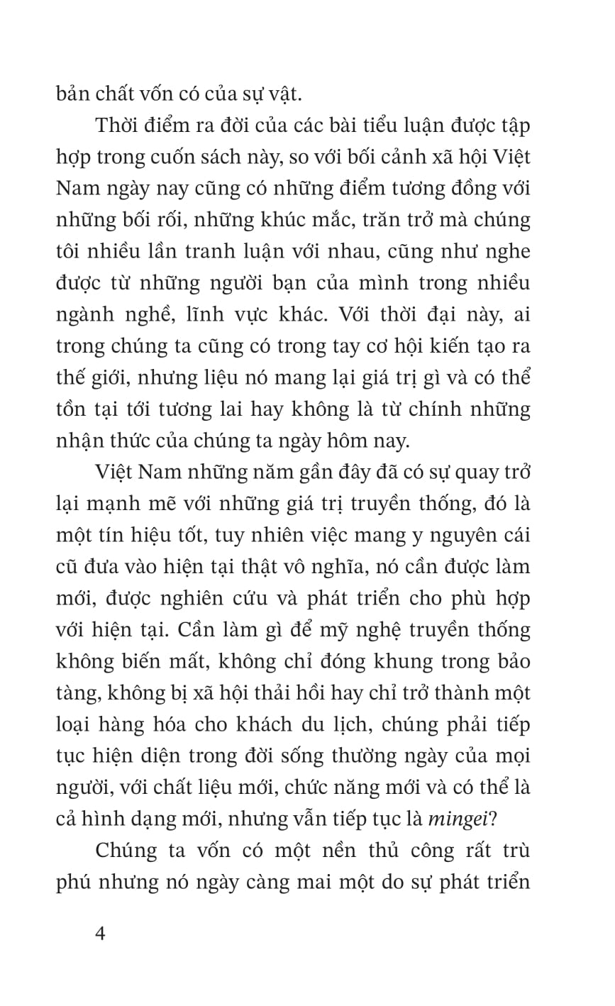 vẻ đẹp của những vật dụng hàng ngày