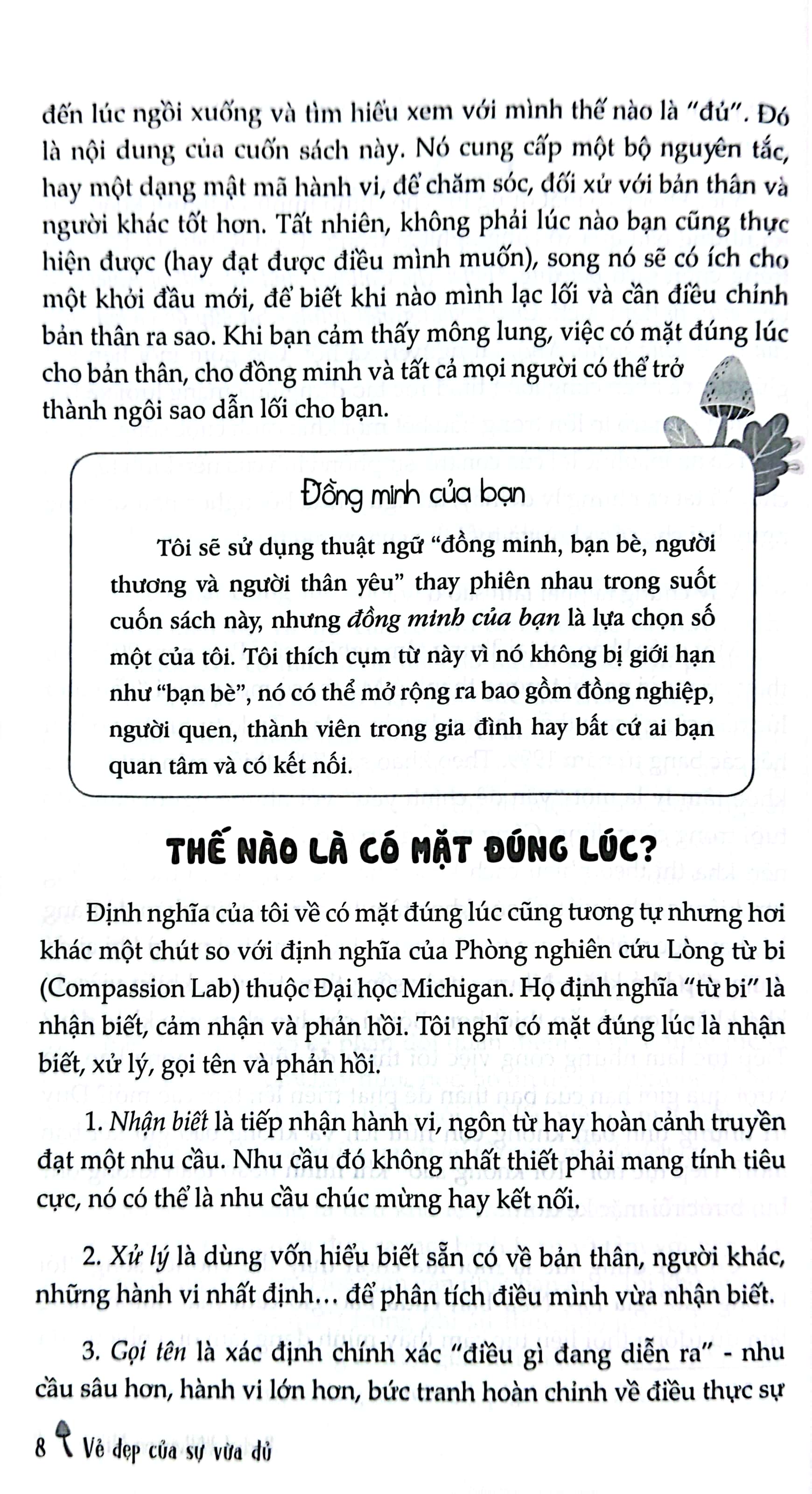 vẻ đẹp của sự vừa đủ