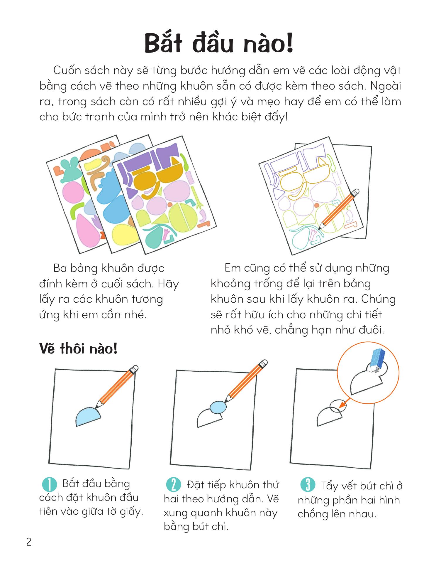 Ve Dong Vat Bang Khuon Hinh Sang Tao