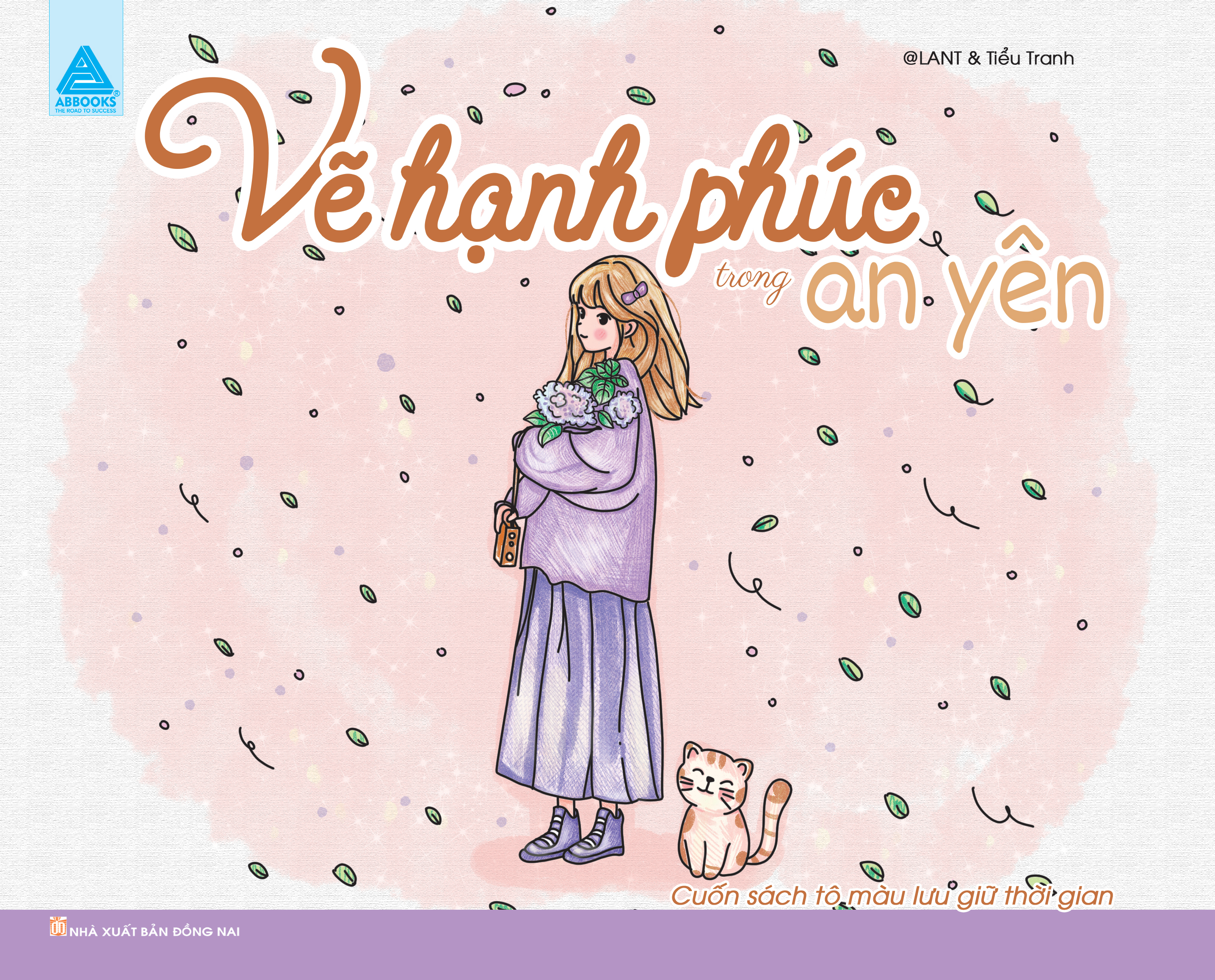 vẽ hạnh phúc trong an yên - cuốn sách tô màu lưu trữ thời gian