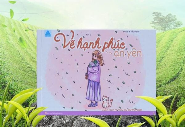 vẽ hạnh phúc trong an yên - cuốn sách tô màu lưu trữ thời gian