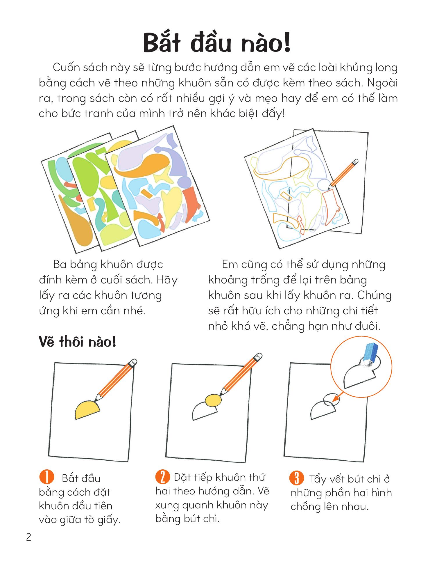 Ve Khung Long Bang Khuon Hinh Sang Tao