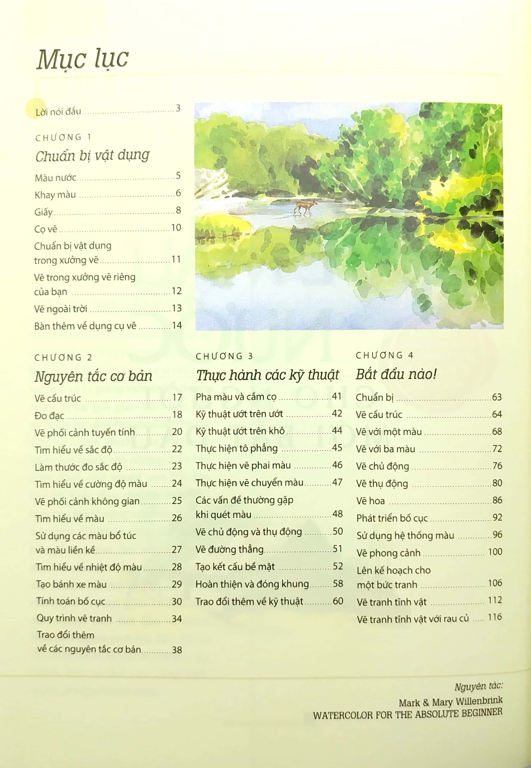 vẽ màu nước cho người mới bắt đầu (tái bản)