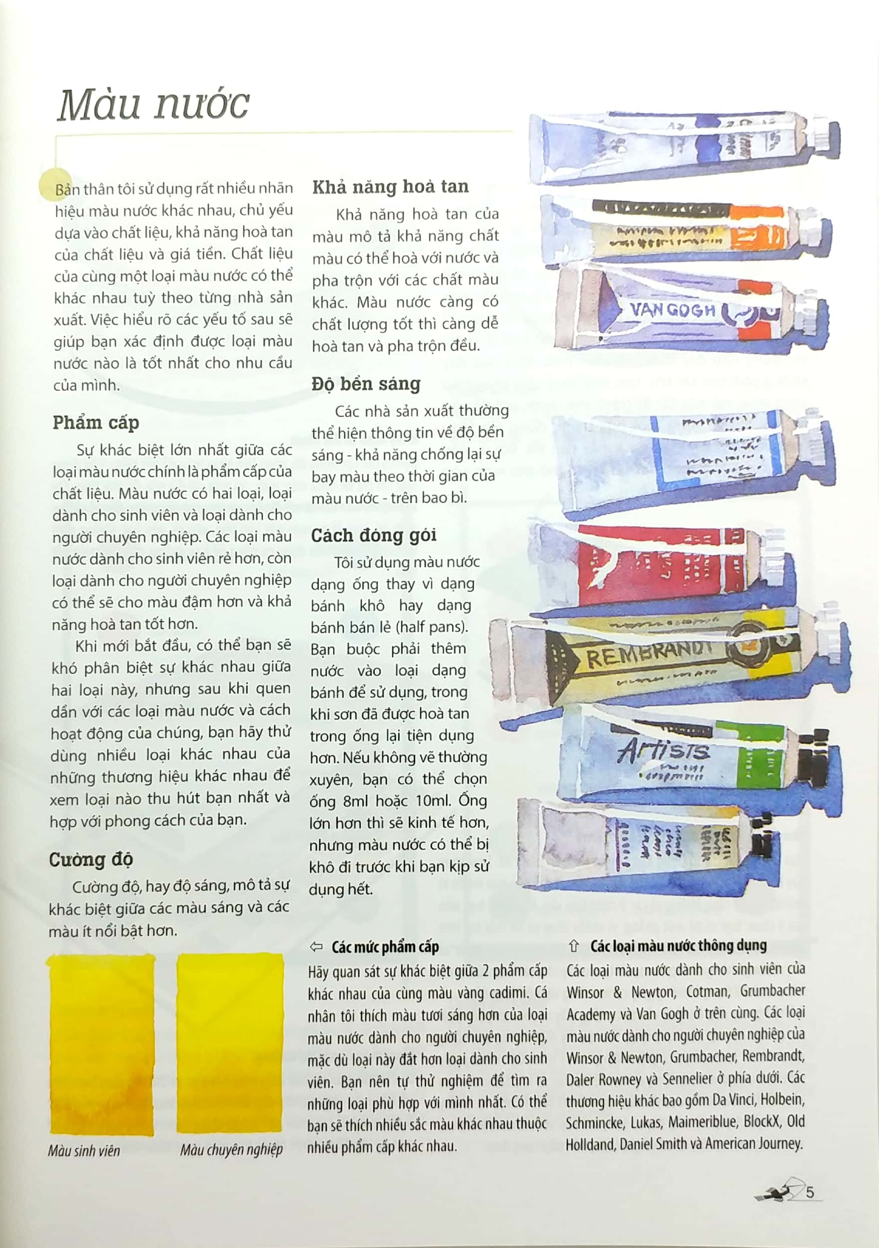 vẽ màu nước cho người mới bắt đầu (tái bản)