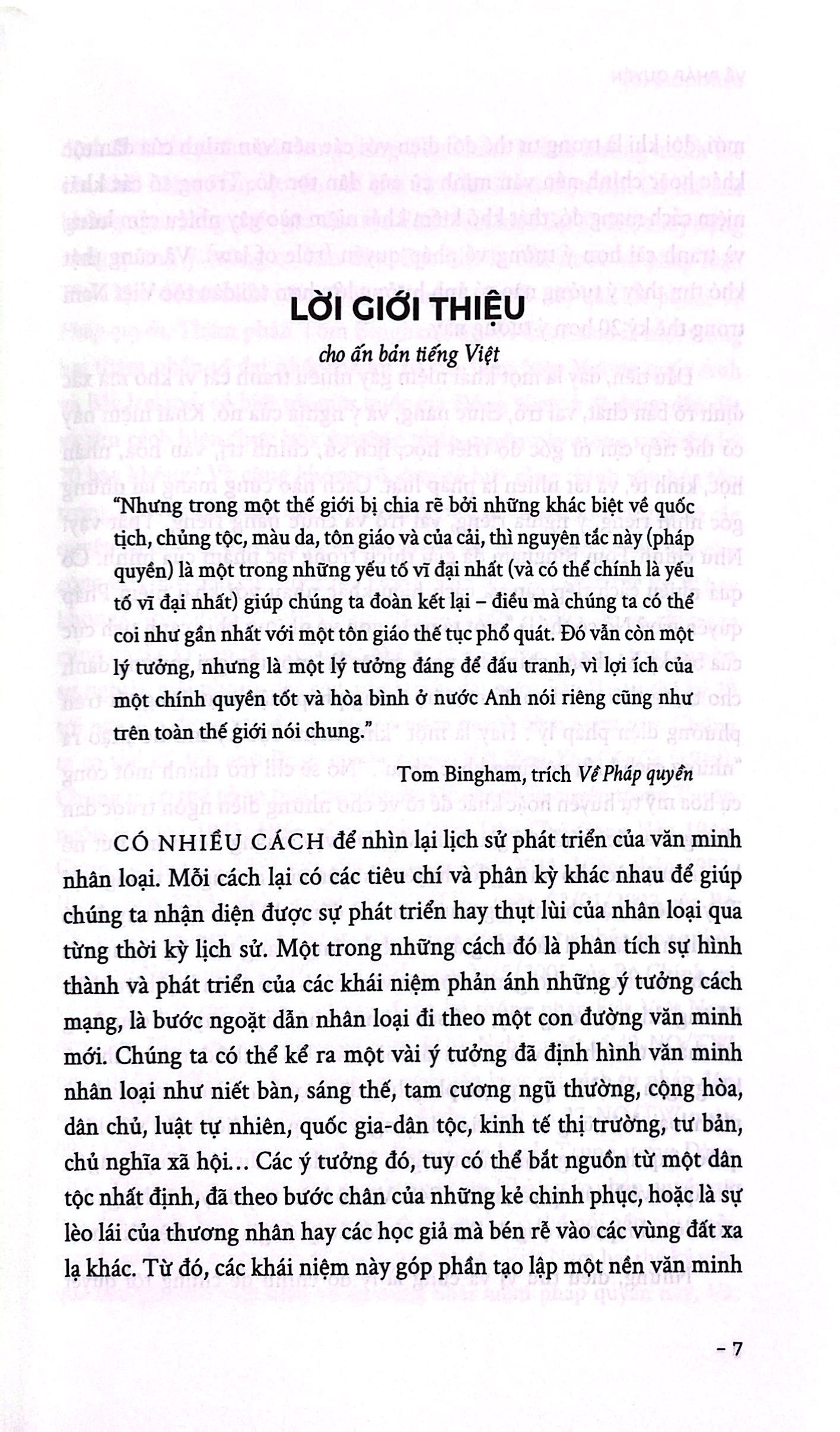 về pháp quyền