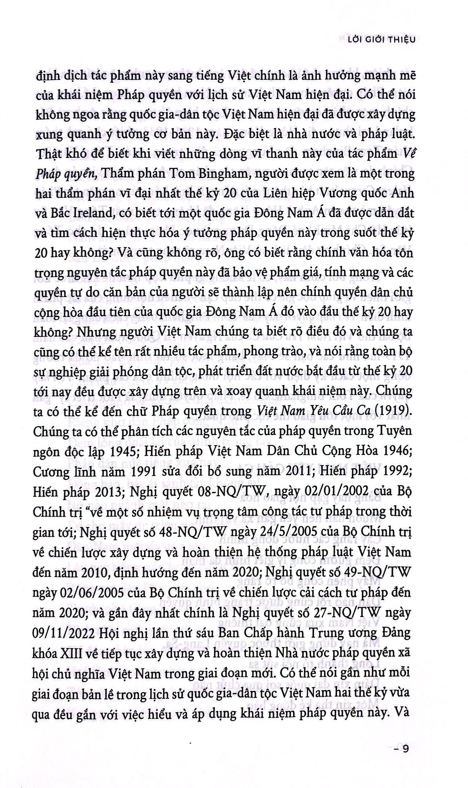 về pháp quyền