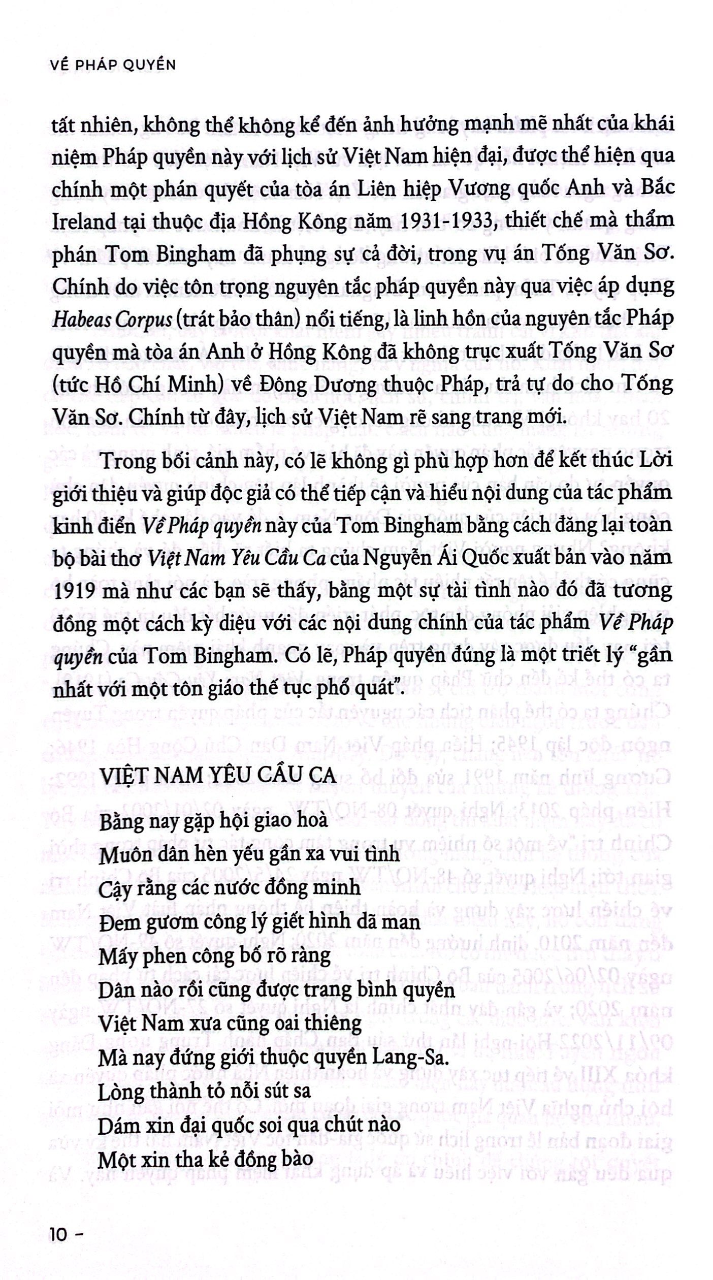 về pháp quyền