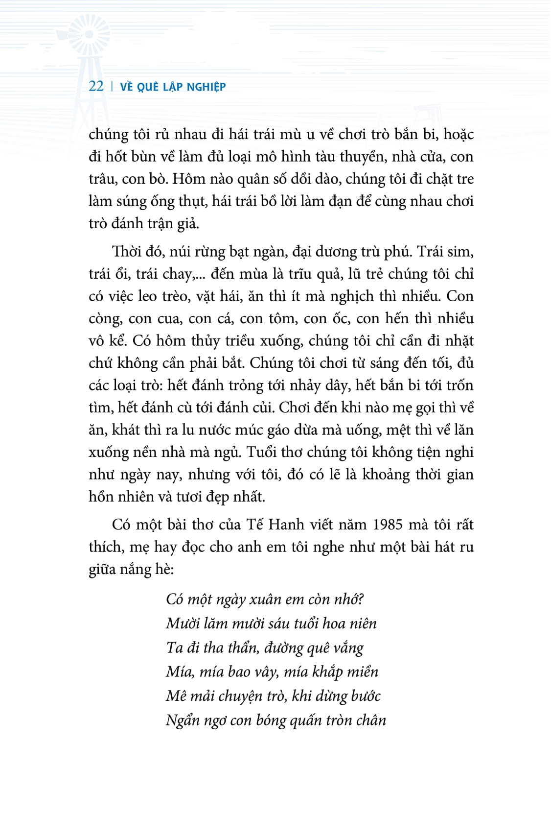 về quê lập nghiệp (tái bản)