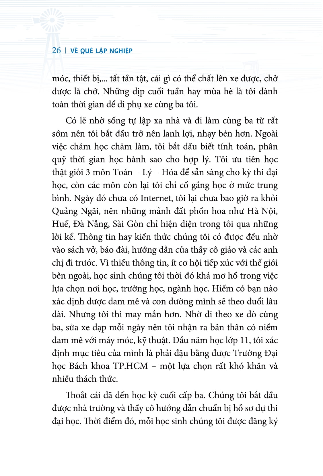 về quê lập nghiệp (tái bản)