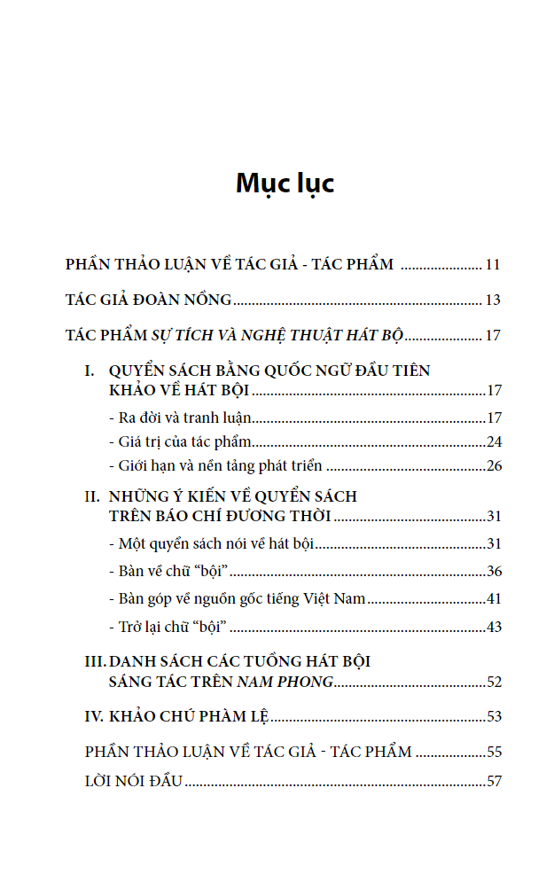về quyển sự tích và nghệ thuật hát bộ của đoàn nồng (khảo-chú-luận)