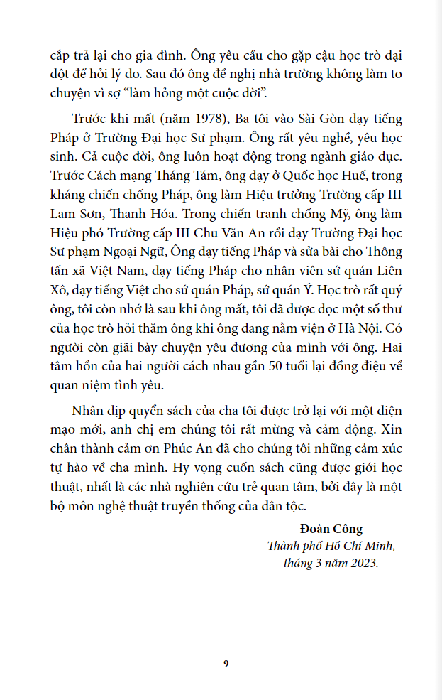 về quyển sự tích và nghệ thuật hát bộ của đoàn nồng (khảo-chú-luận)