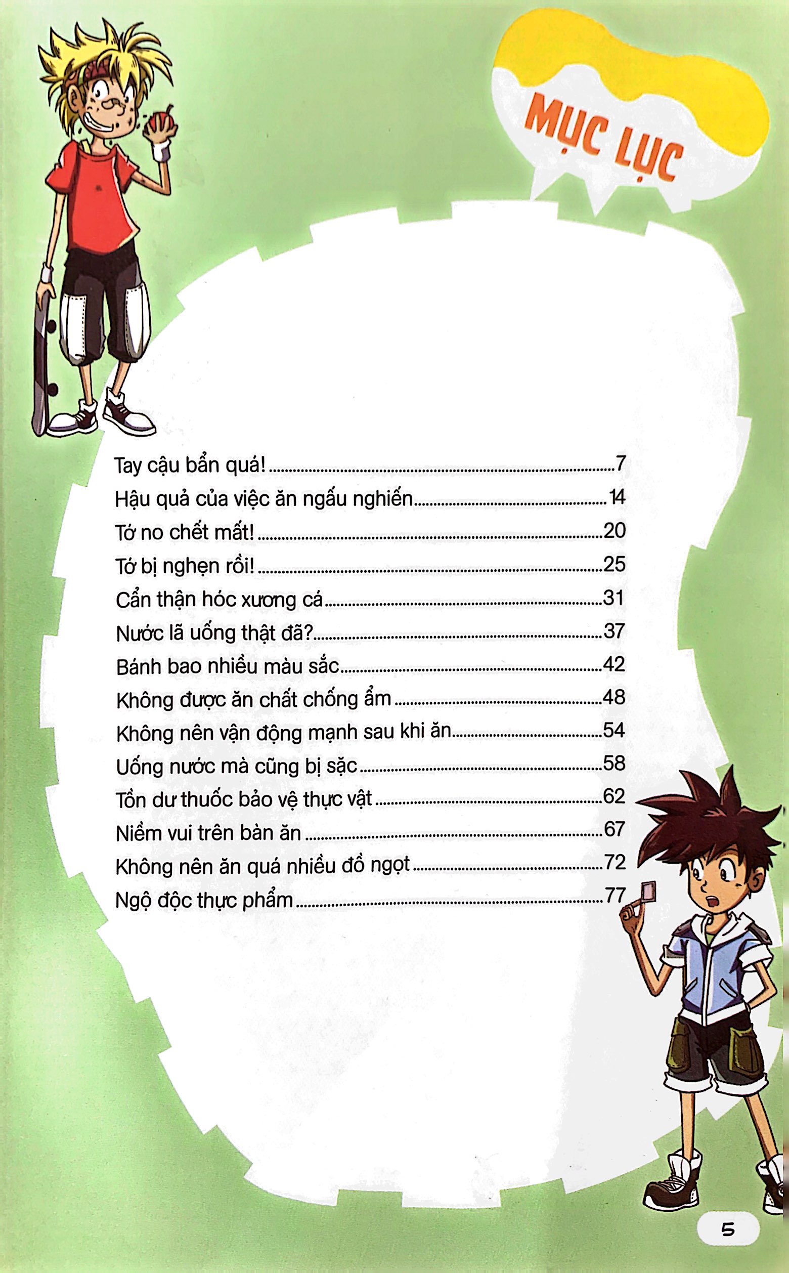 vệ sĩ tốt nhất là chính mình - 150++ kỹ năng an toàn dành cho học sinh - an toàn trong ăn uống (dành cho trẻ từ 6-12 tuổi)