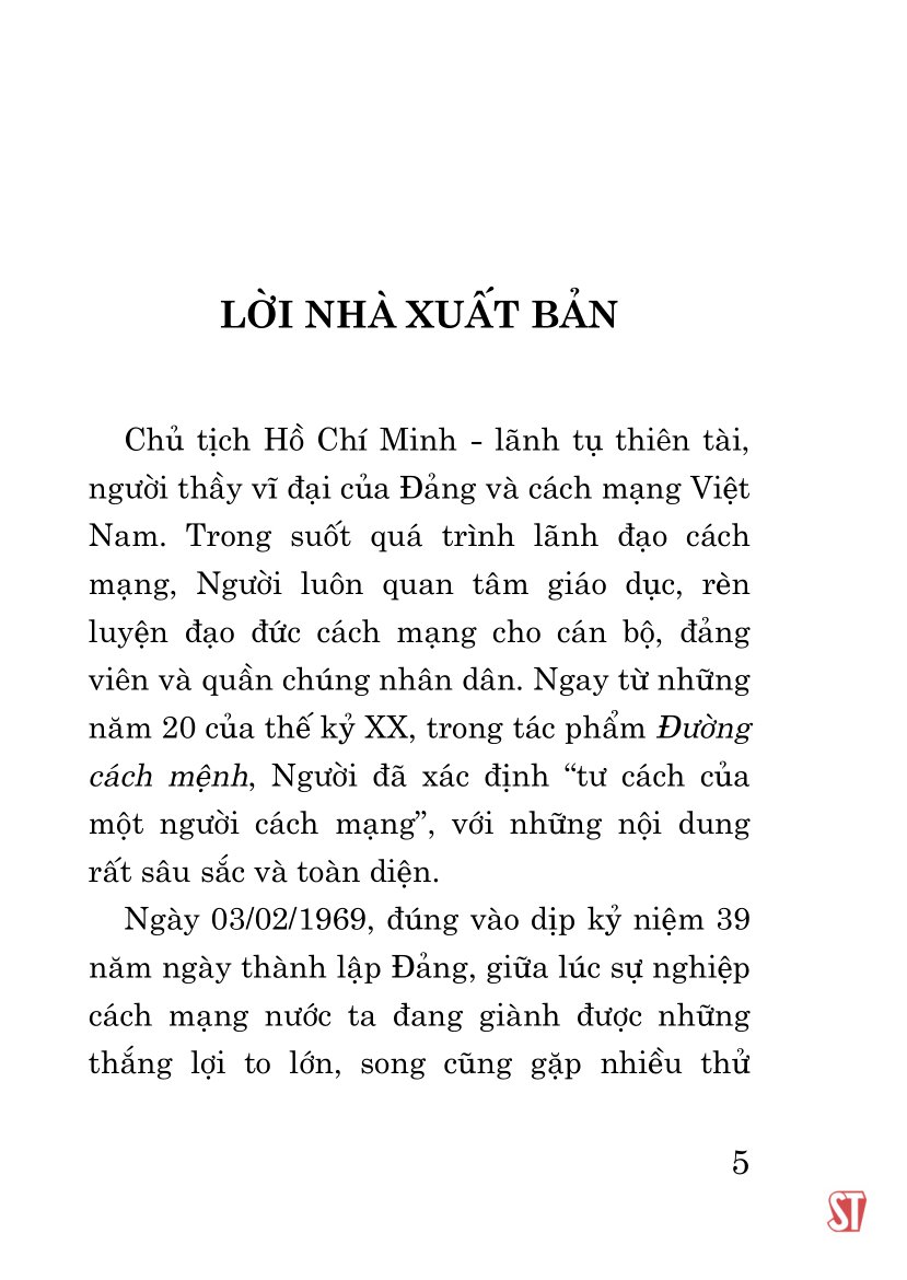 về tác phẩm "nâng cao đạo đức cách mạng, quét sạch chủ nghĩa cá nhân"