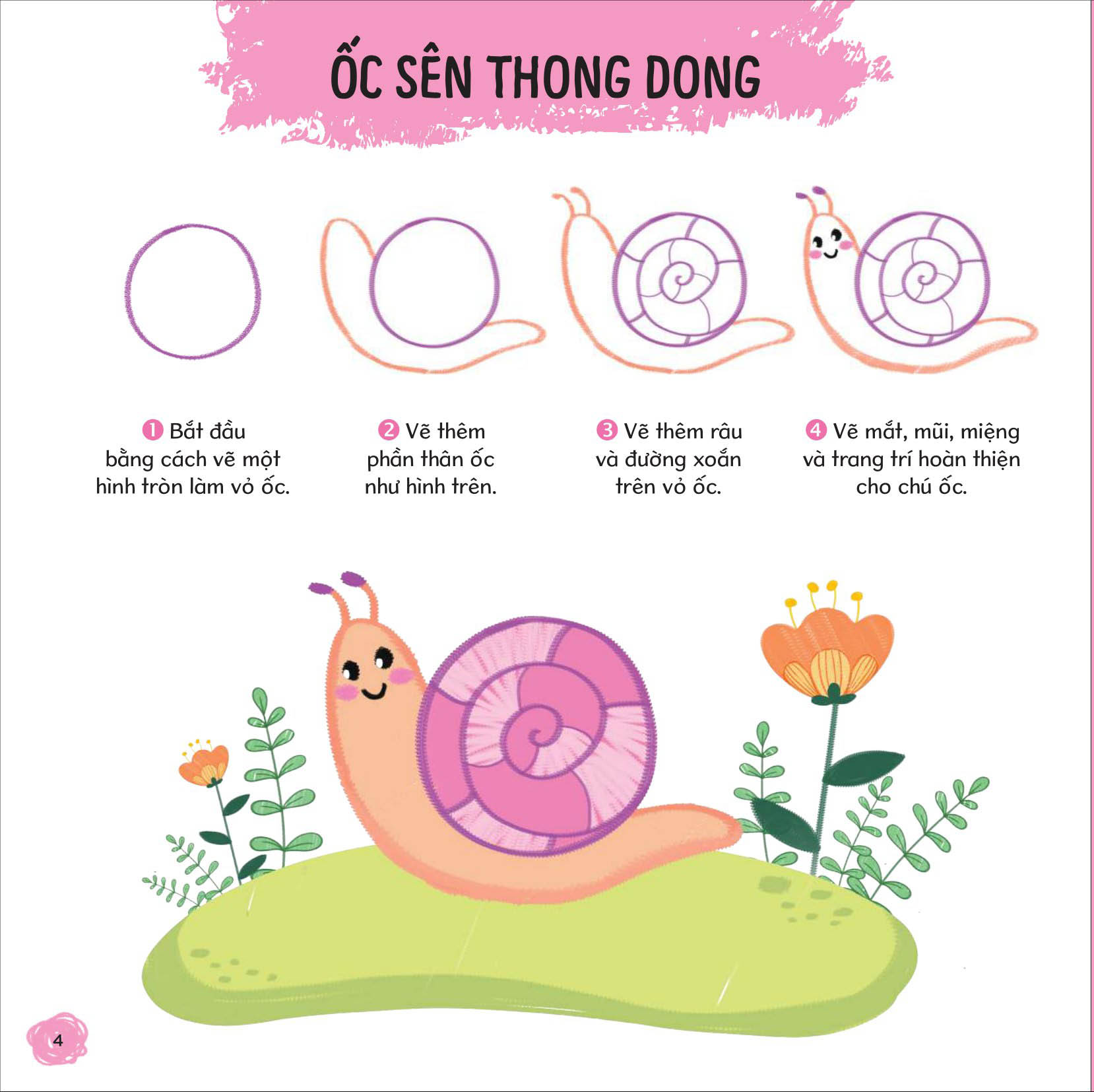 vẽ tất tật từ những hình cơ bản - côn trùng (tái bản 2023)