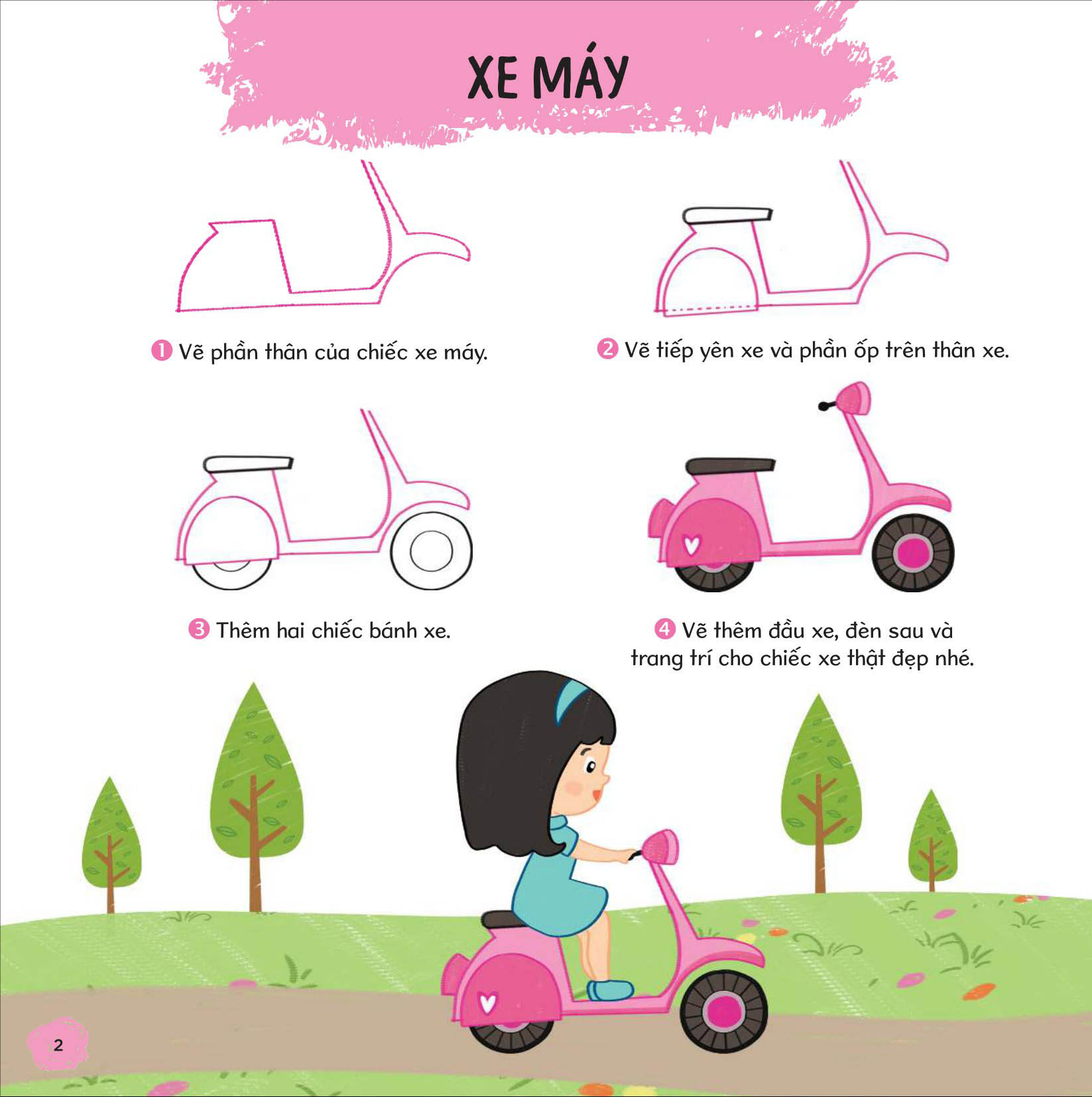 vẽ tất tật từ những hình cơ bản - phương tiện giao thông (tái bản 2023)