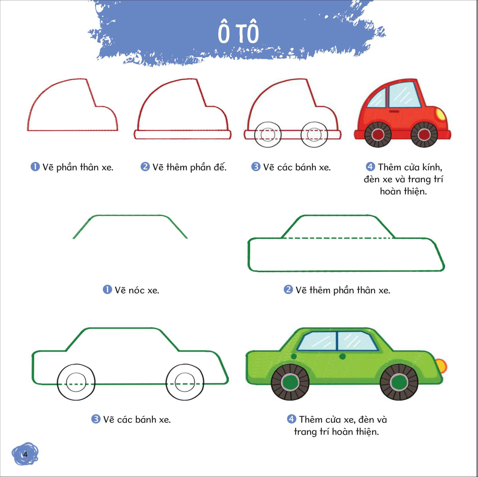 vẽ tất tật từ những hình cơ bản - phương tiện giao thông (tái bản 2023)